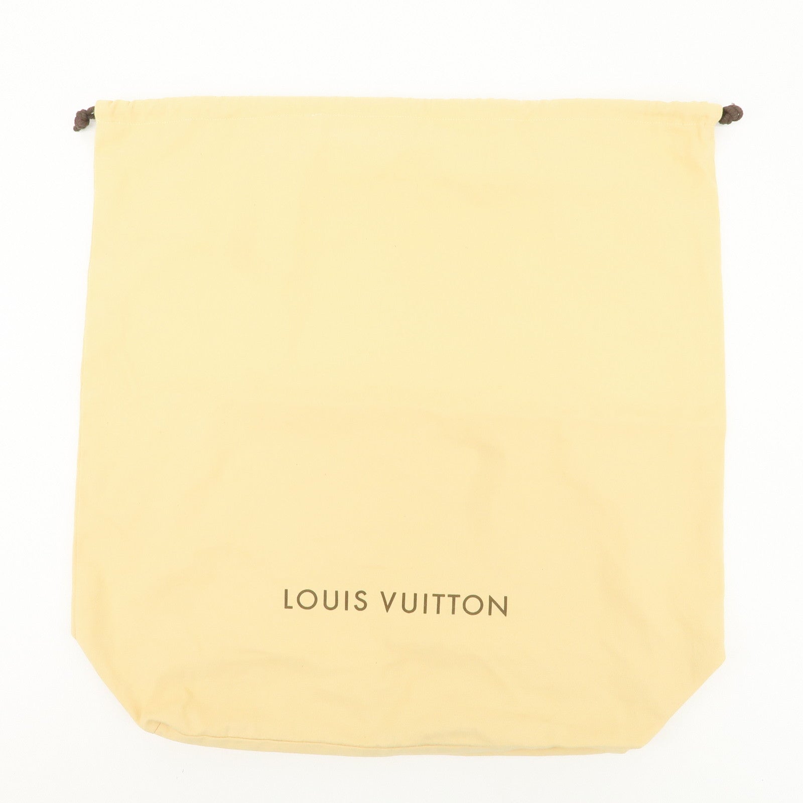 Louis Vuitton Set of 7 Storage Bag Dust Bag Drawstring Beige Used