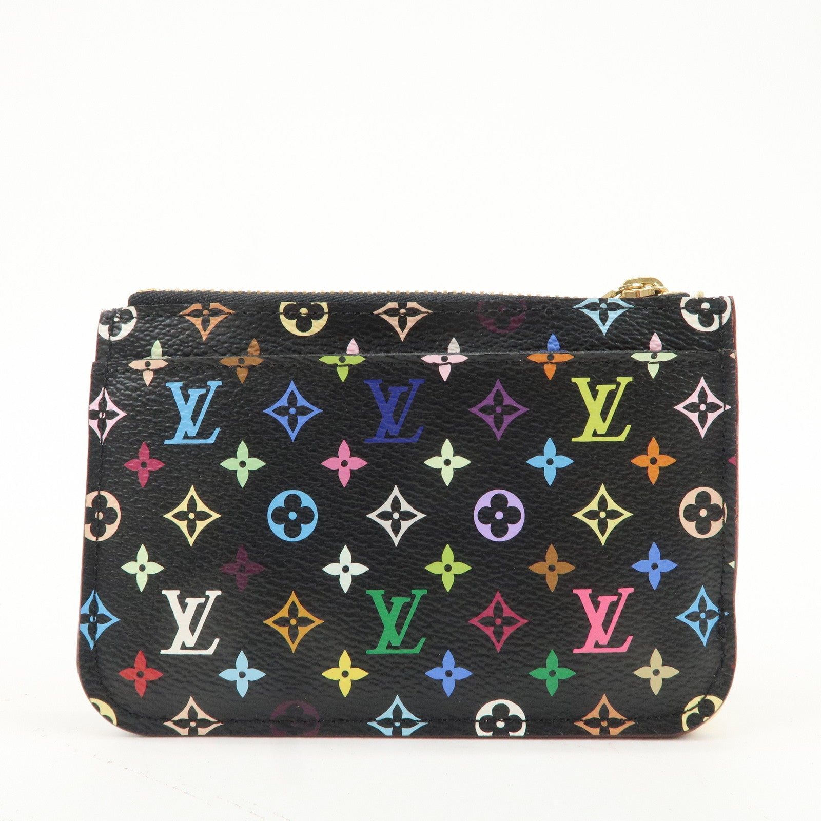 Louis Vuitton Monogram Multicolor Pochette Cles Coin Case M93735 Used