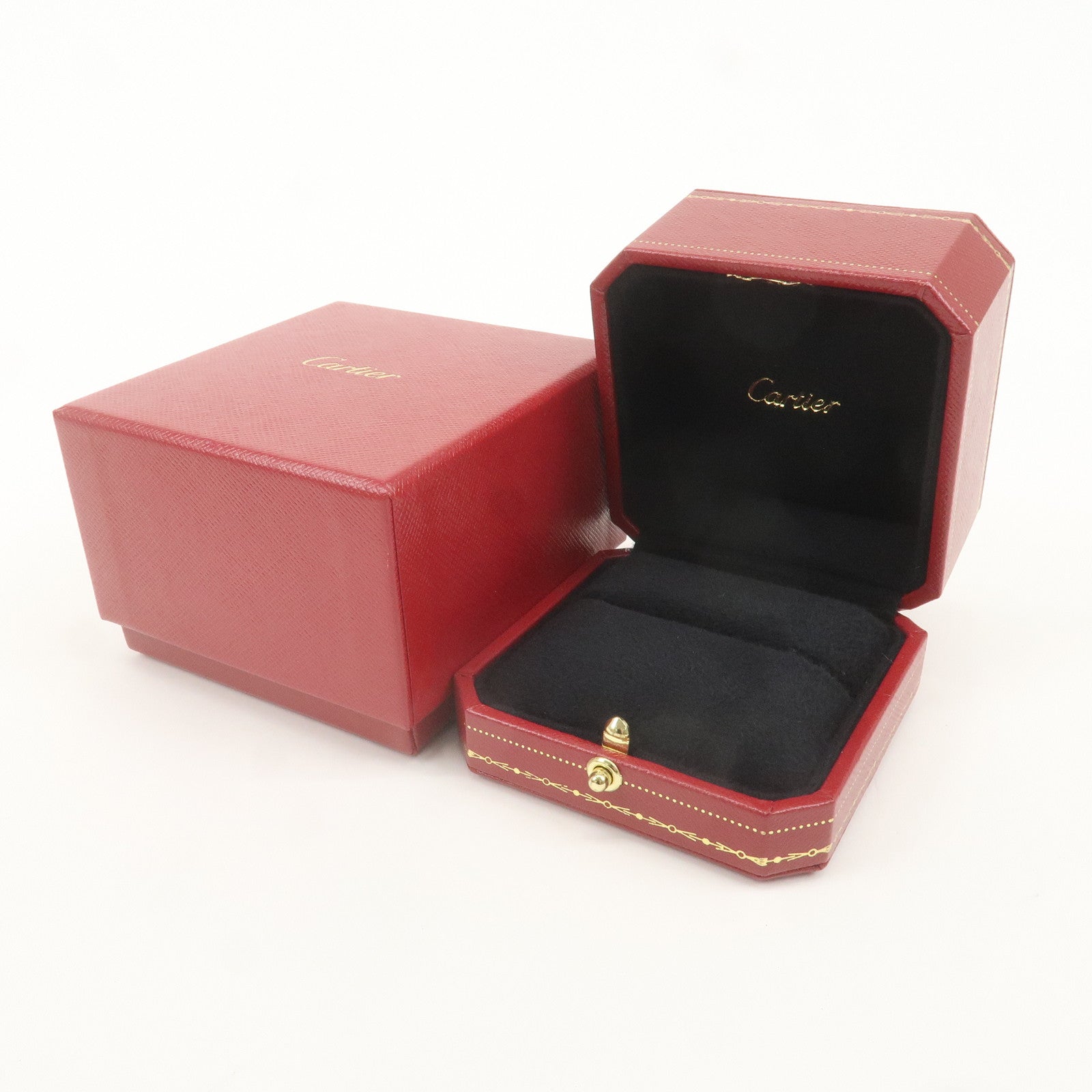 Cartier Set of 2 Ring Box Display Box Jewelry Box For Ring