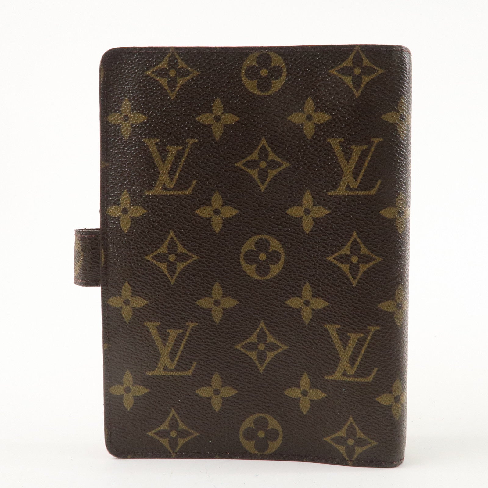 Louis Vuitton Monogram Agenda MM Planner Cover Brown R20004