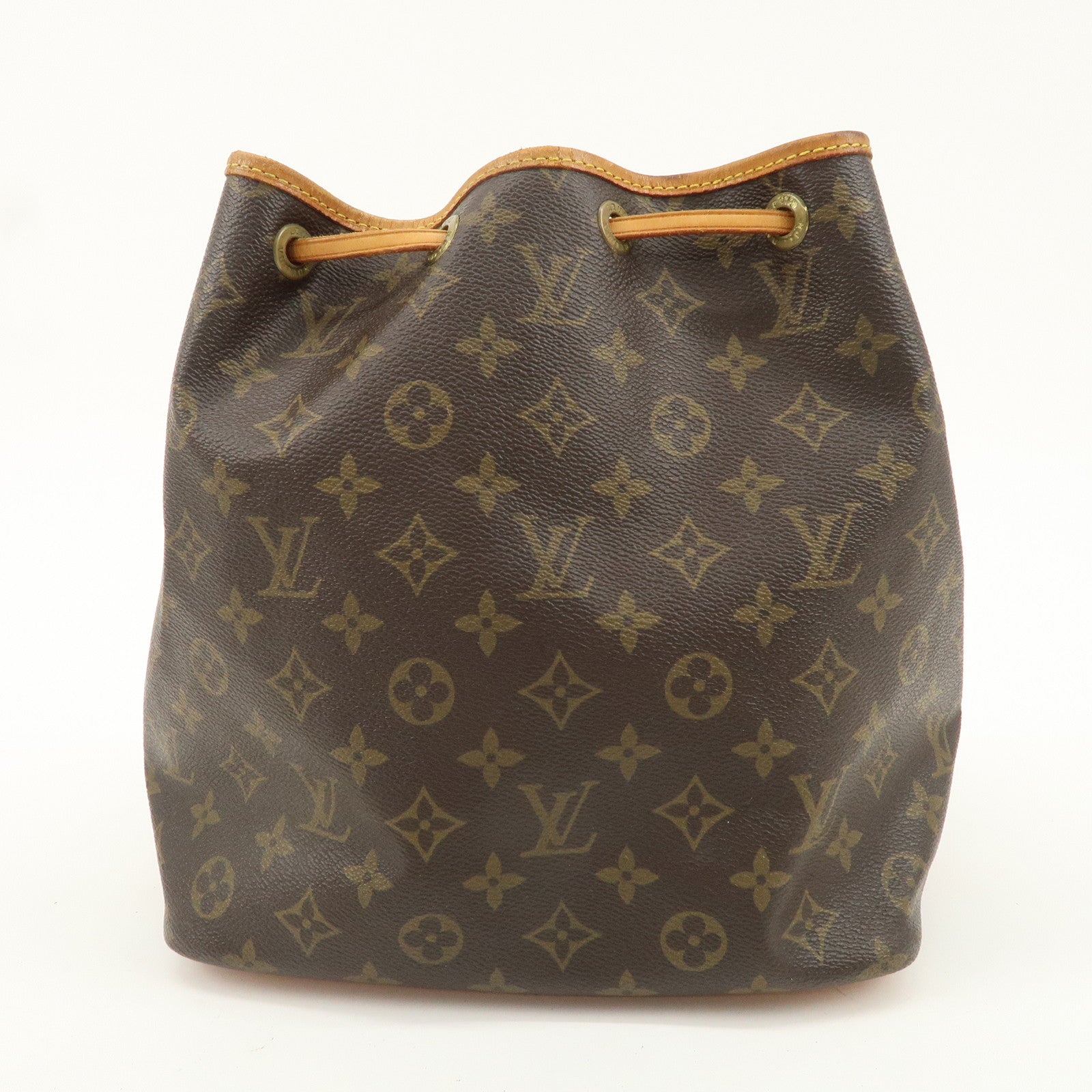 Louis Vuitton Monogram Petit Noe Shoulder Bag Brown M40818