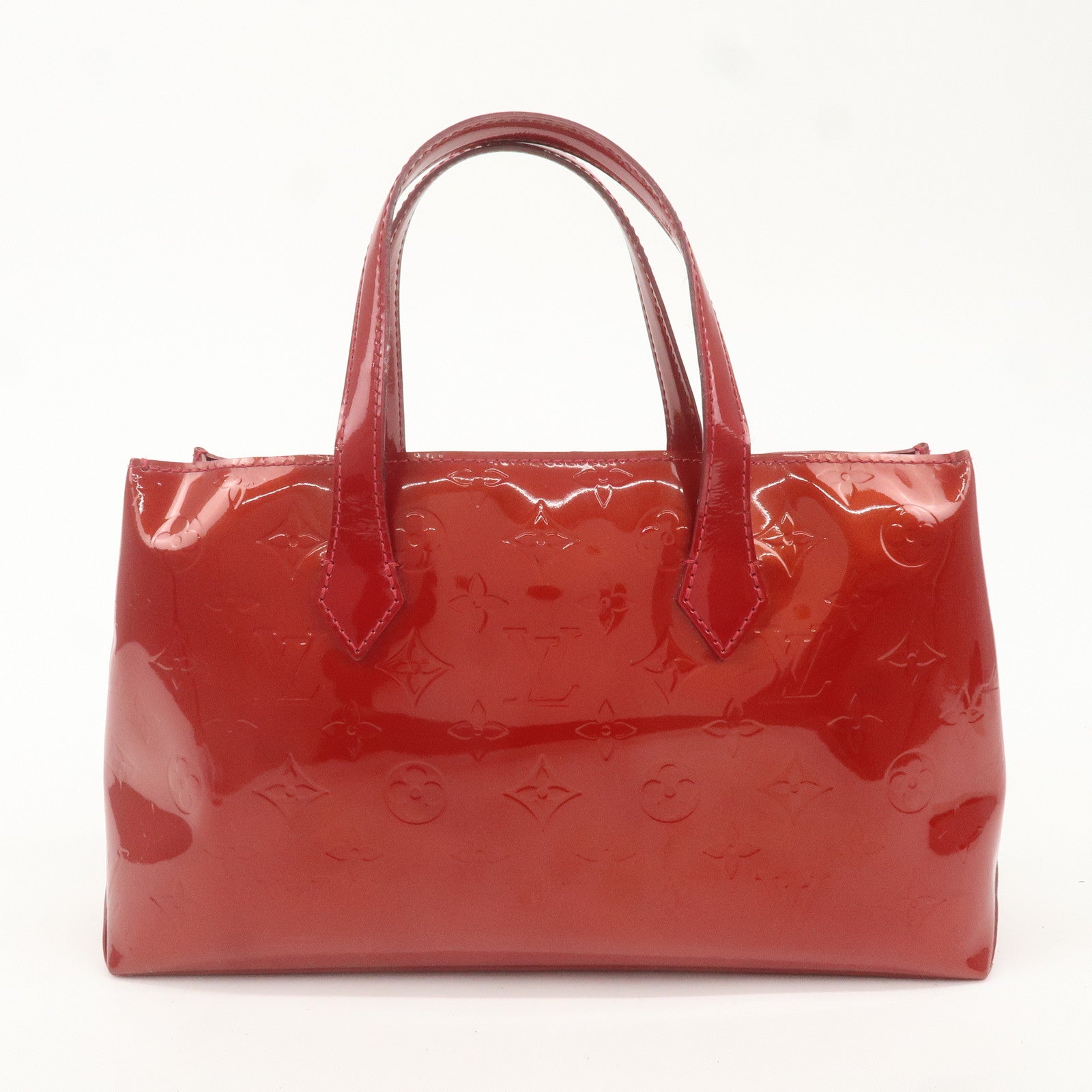 Louis Vuitton Monogram Vernis Wilshire PM Pomme d
Amour M93642