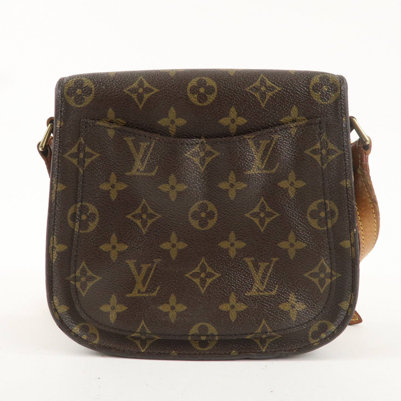 Louis Vuitton Monogram Saint Cloud MM Shoulder Bag Brown M51243