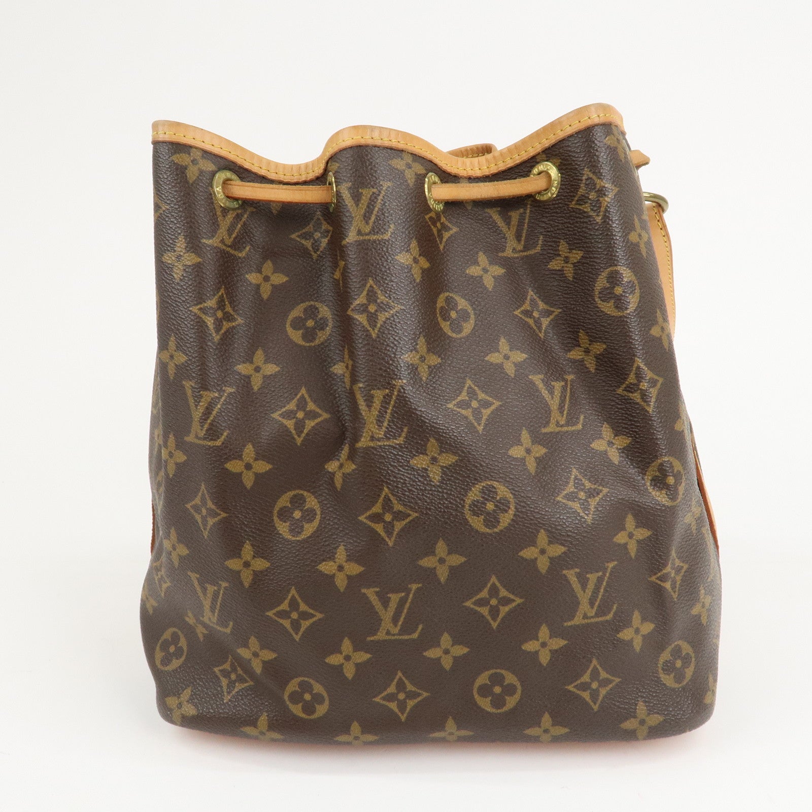 Louis Vuitton Monogram Petit Noe Shoulder Bag Brown M42226 Used