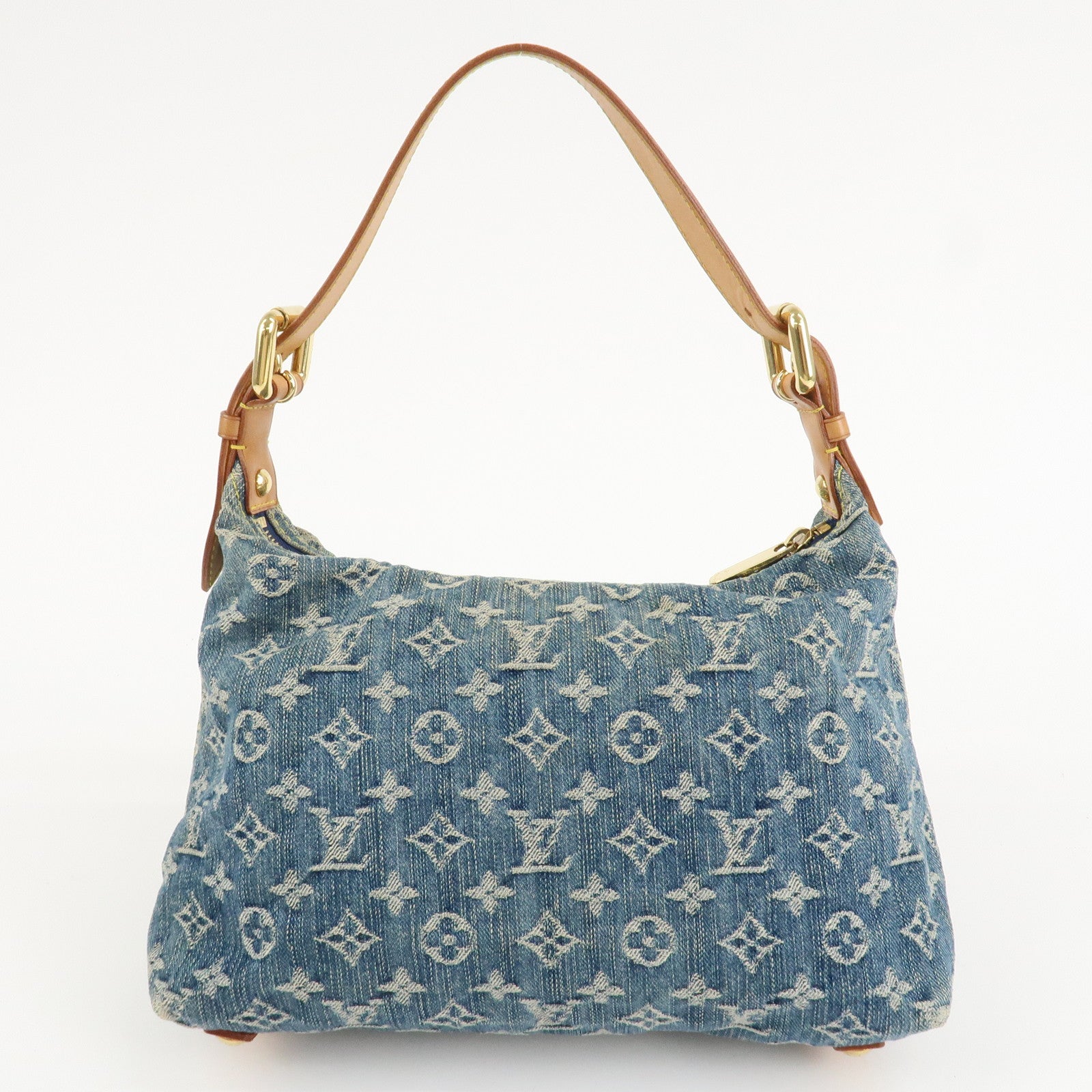 Louis Vuitton Monogram Denim Baggy PM 2Way Shoulder Bag M95049 Used