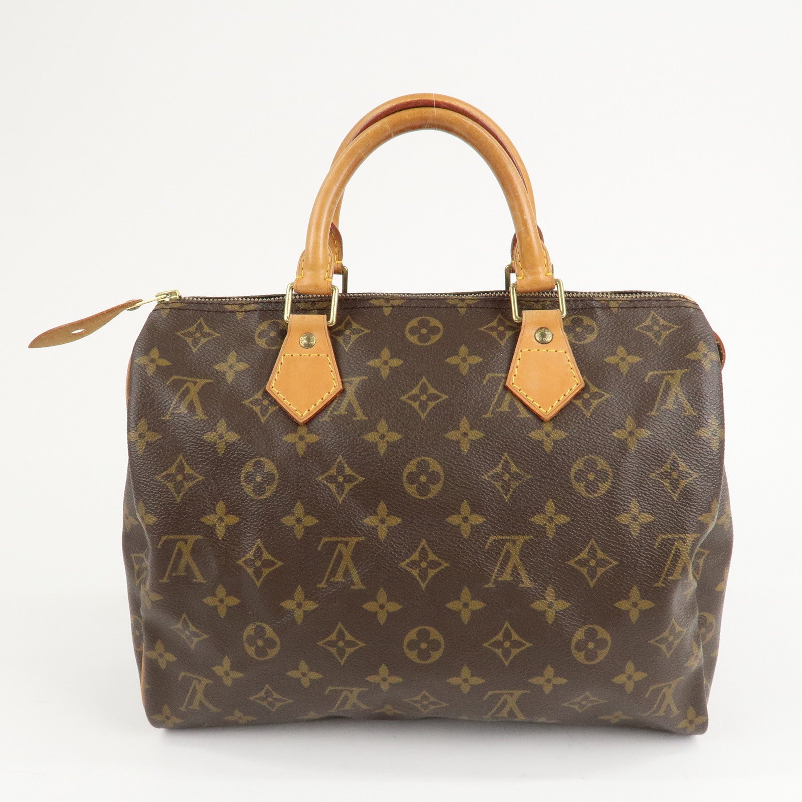 Louis Vuitton Monogram Speedy 30 Hand Bag Boston Bag M41526 Used