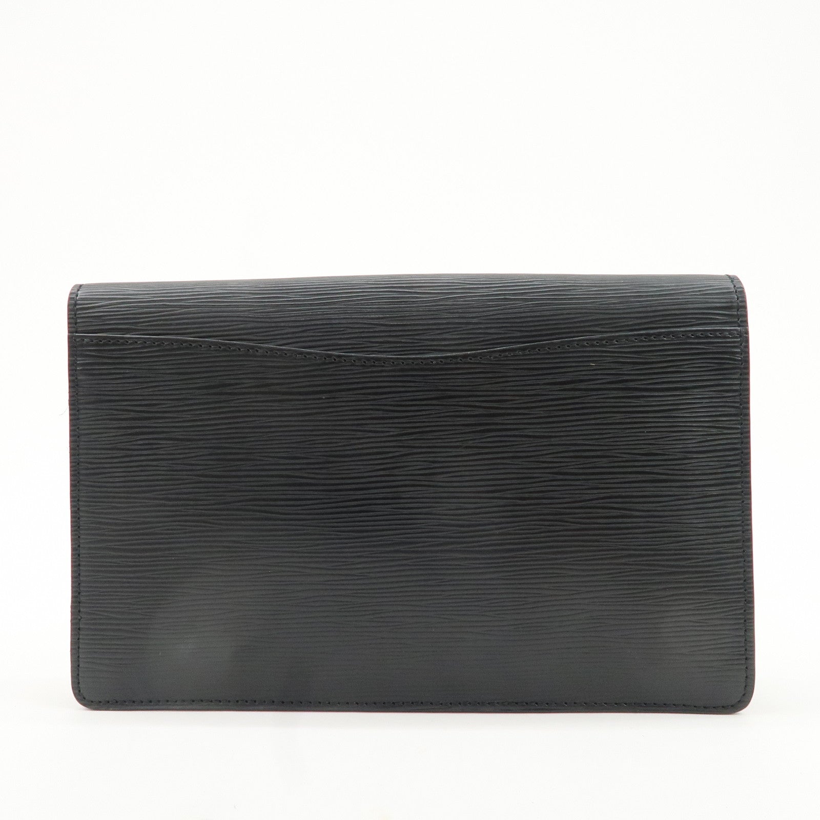 Louis Vuitton Epi Montaigne 27 Clutch Bag Noir M52652 Used