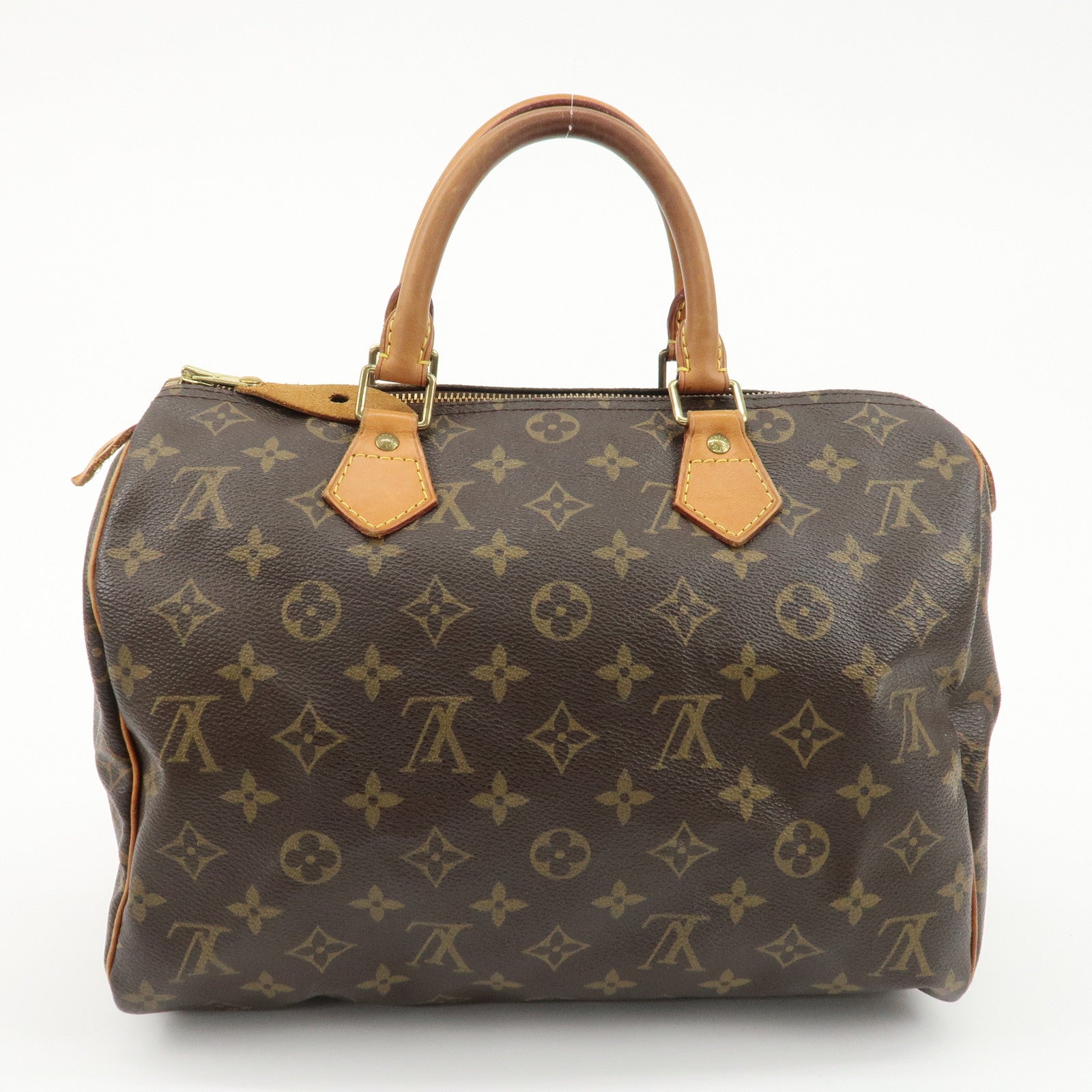 Louis Vuitton Monogram Speedy 30 Hand Bag Boston Bag M41526 Used