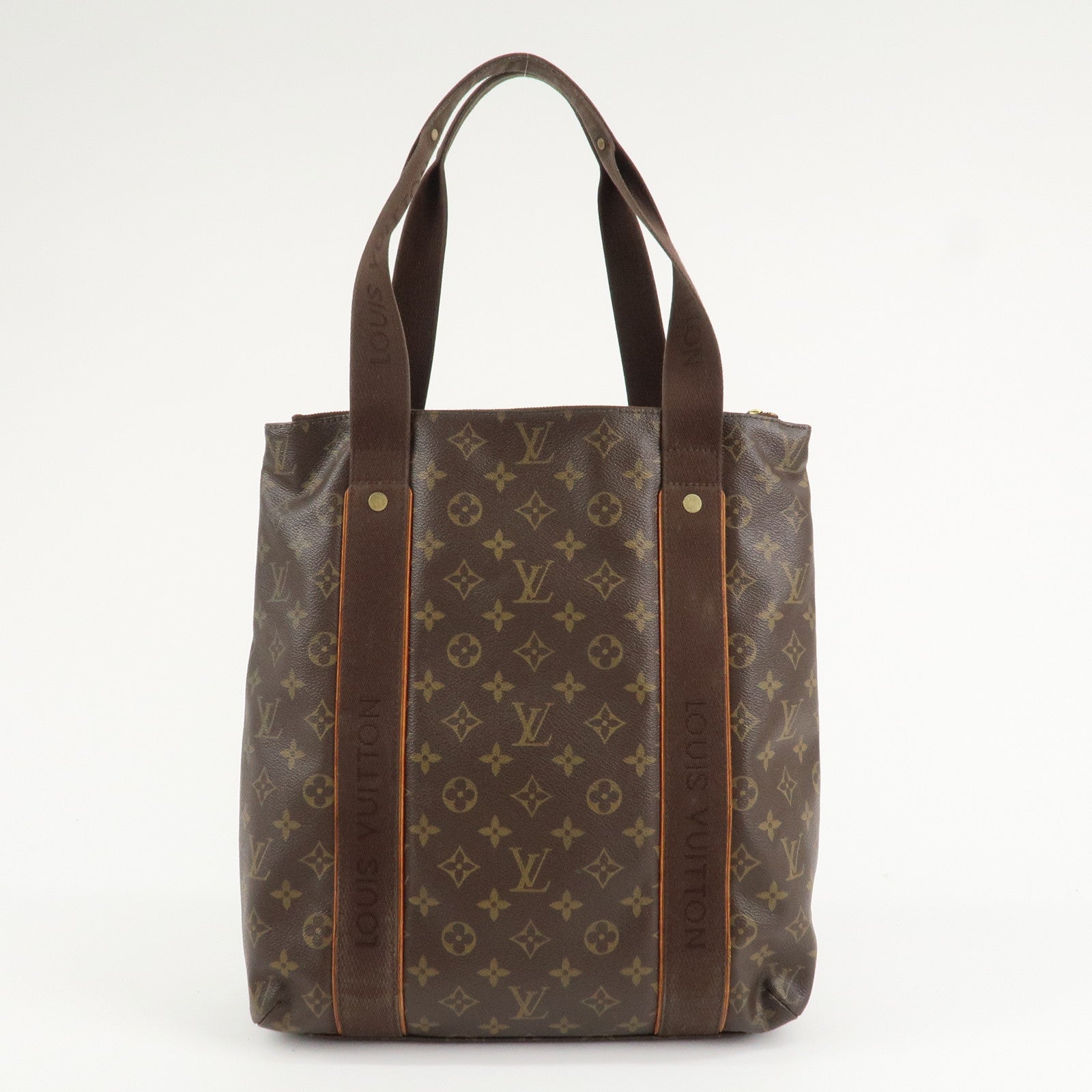 Louis Vuitton Monogram Cabas Beaubourg Tote Bag Brown M53013 Used