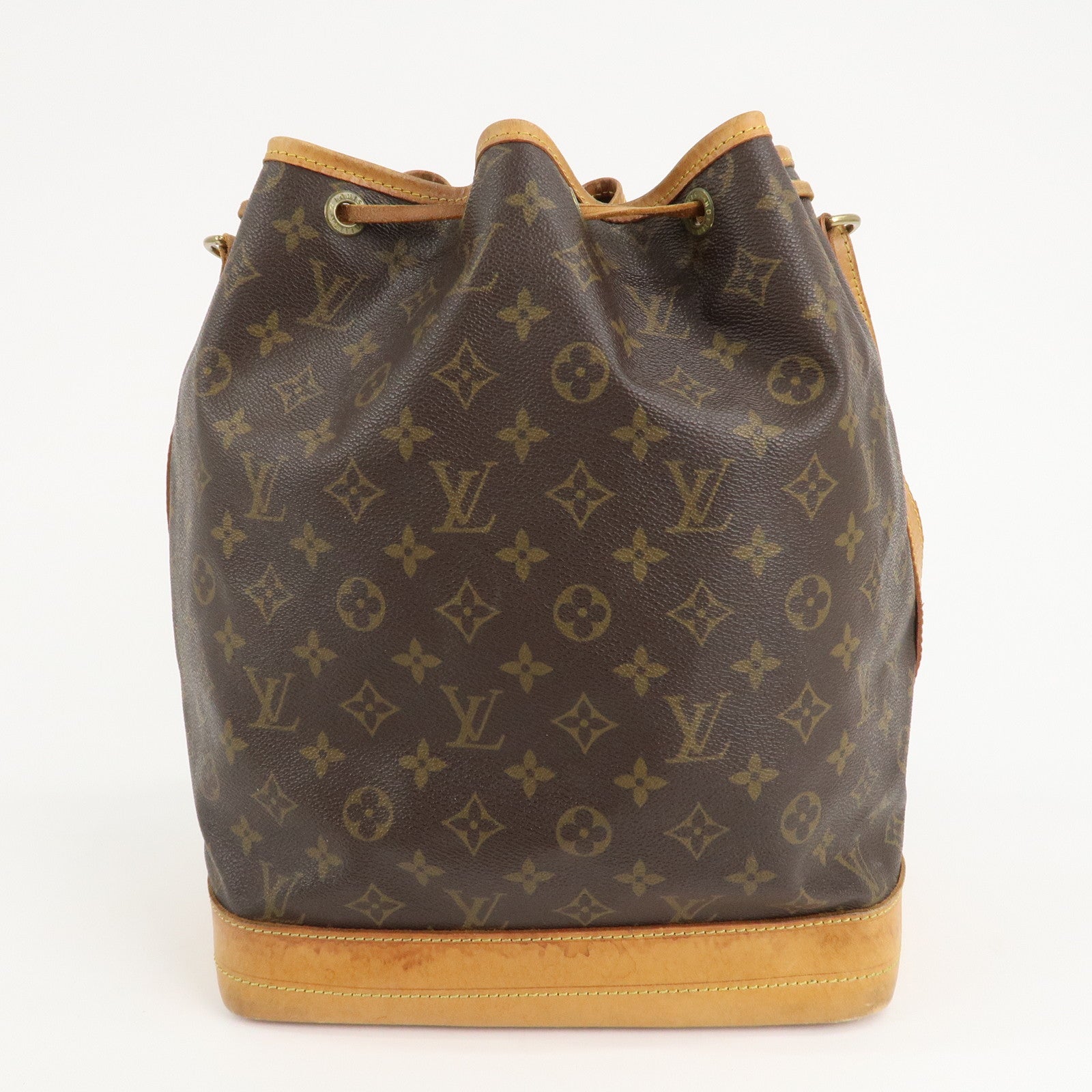 Louis Vuitton Monogram Noe Shoulder Bag Hand Bag Brown M42224 Used