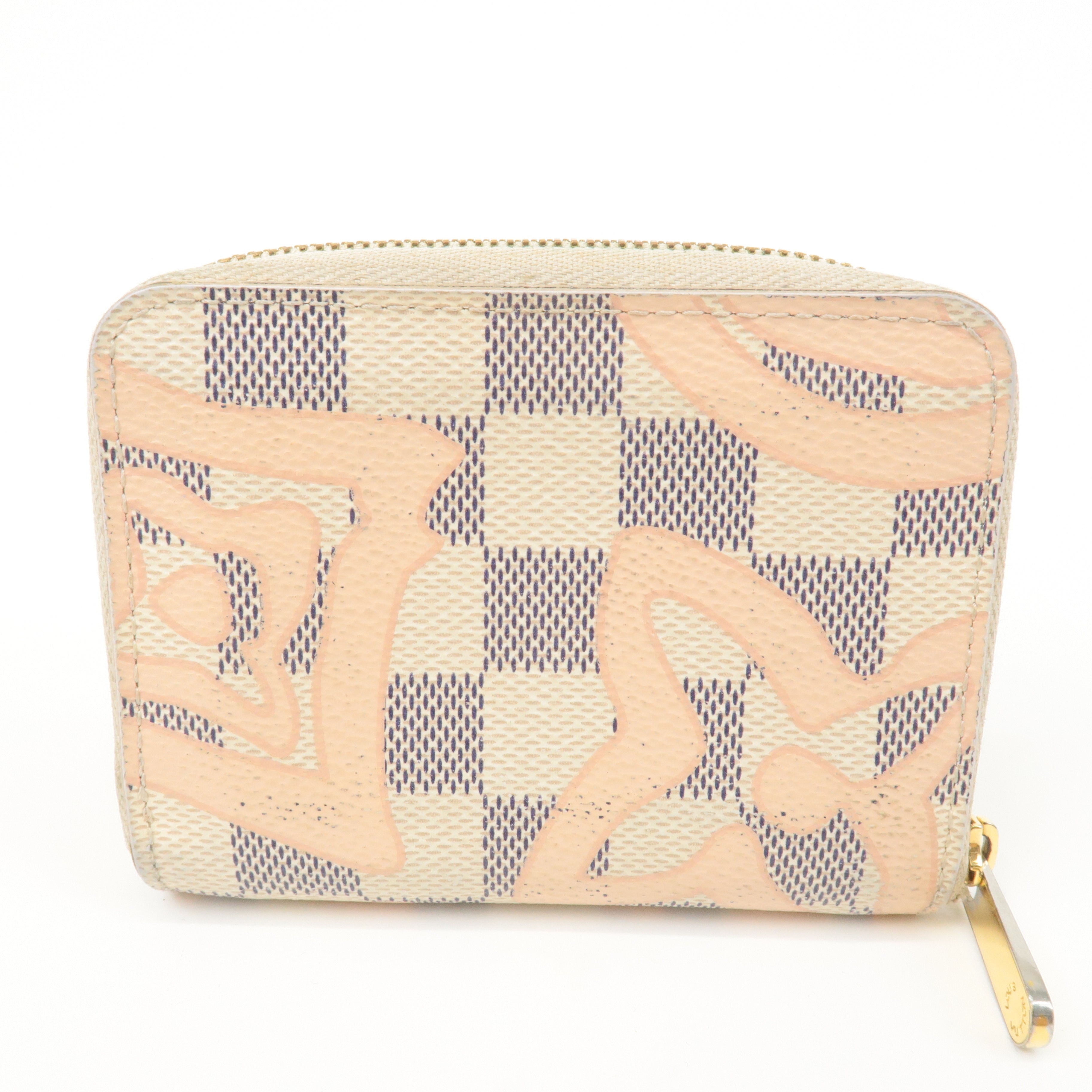 Louis Vuitton Damier Azur Tahiti Zippy Coin Purse Case N60098