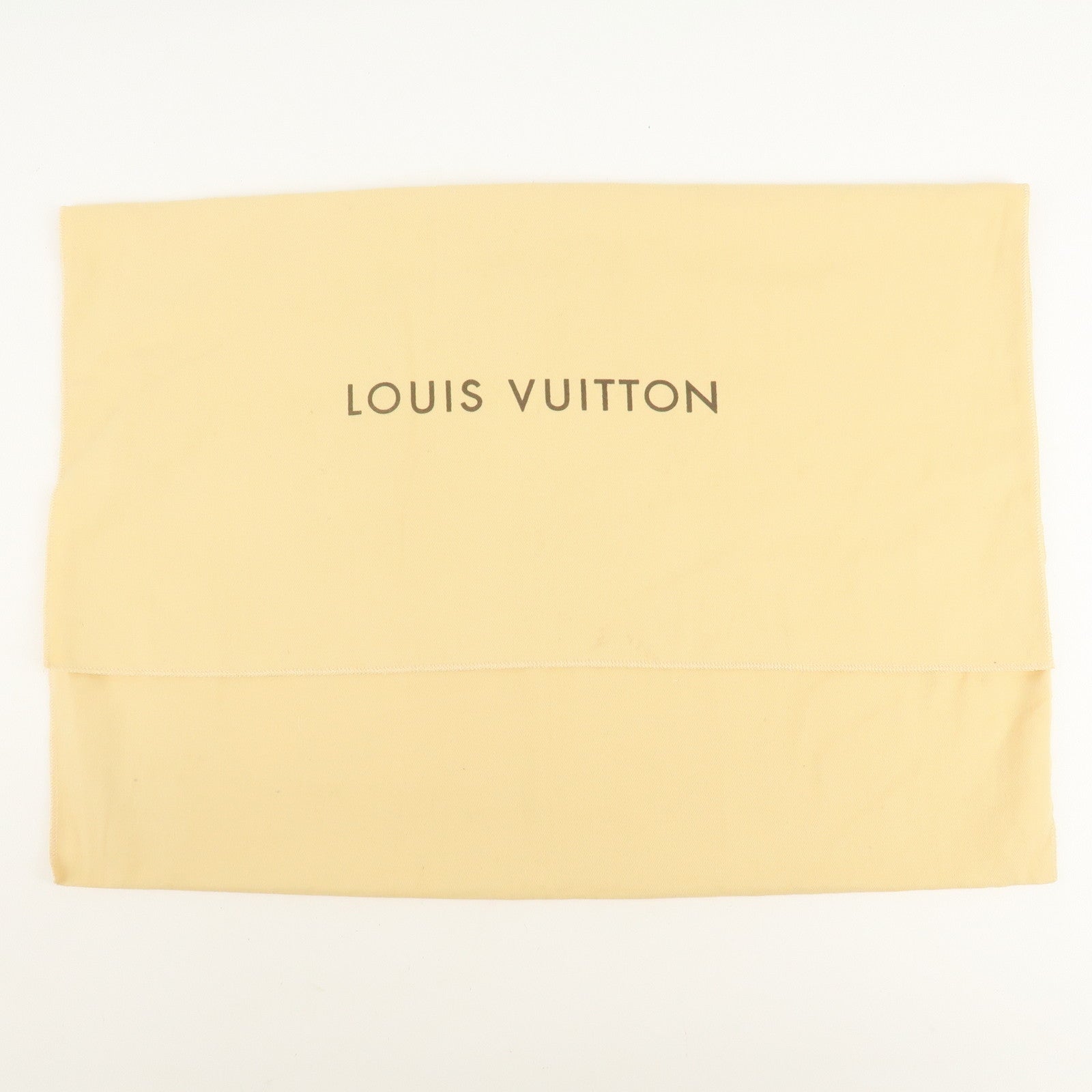 Louis Vuitton Set of 10 Dust Bag Storage Bag Old Style Beige Used