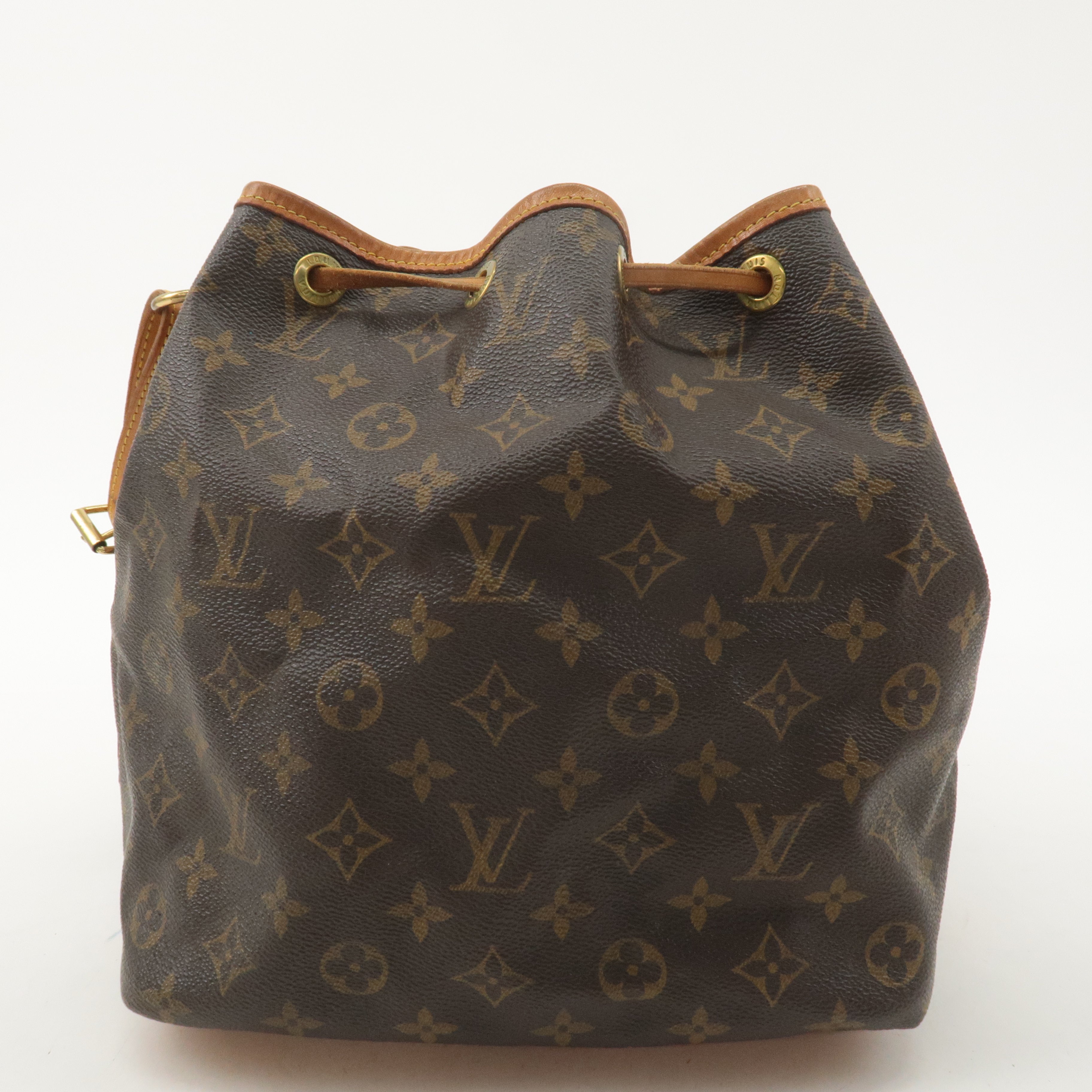 Louis Vuitton Monogram Petit Noe Shoulder Bag Brown M42226