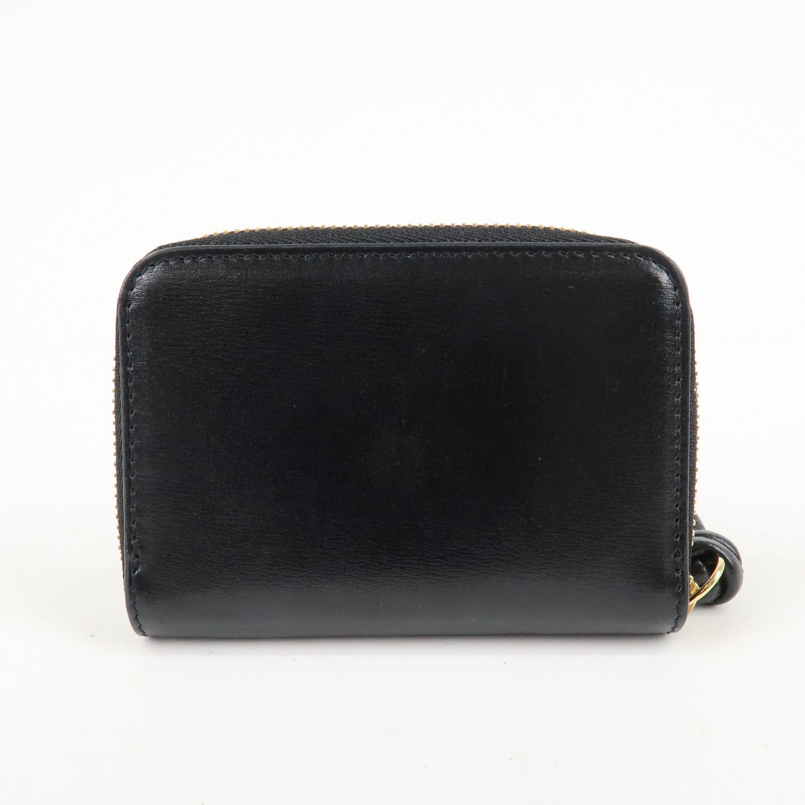 Jil Sander Leather Round Zipper Coin Purse J07UI0007 P4841 Used