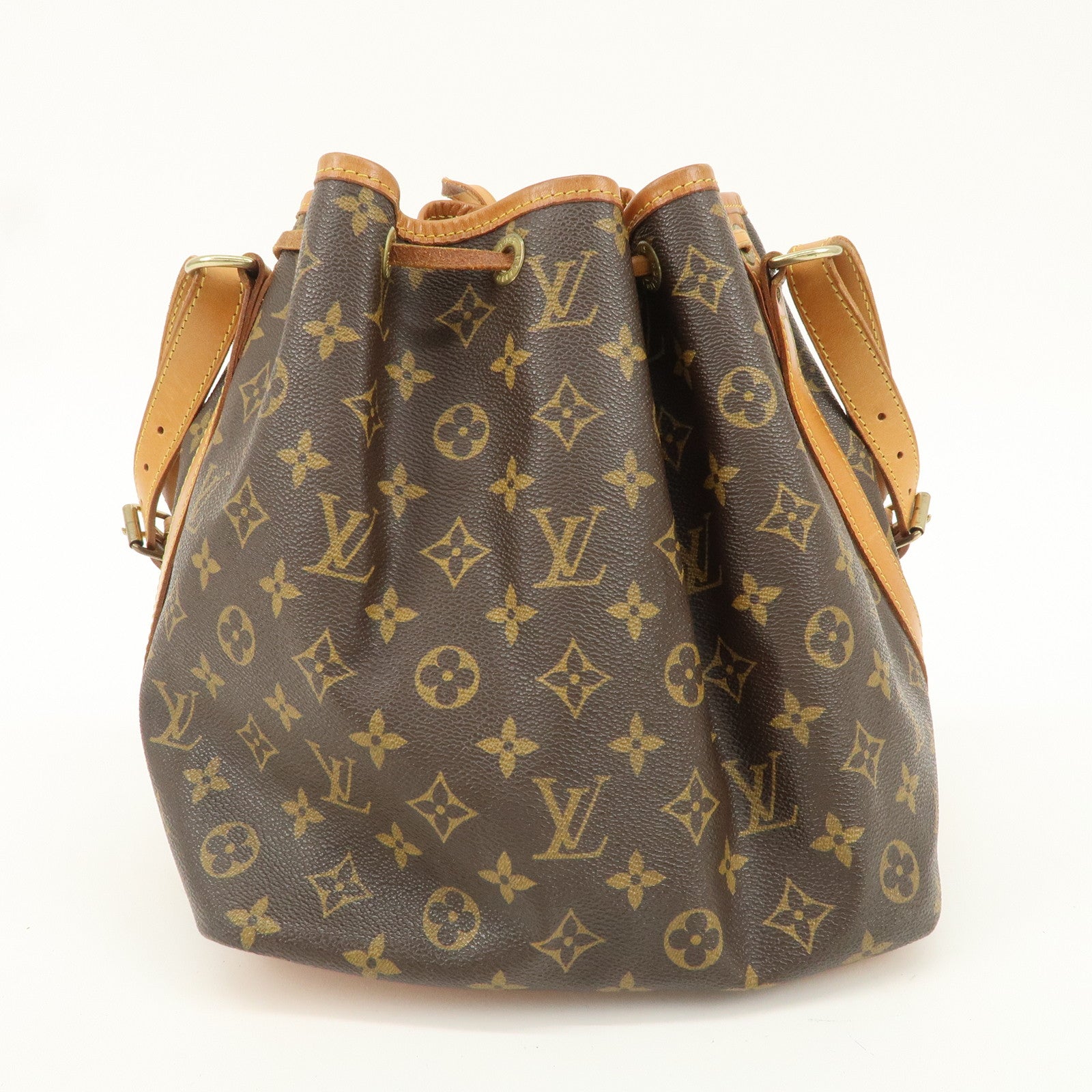 Louis Vuitton Monogram Petit Noe Shoulder Bag Brown M40818