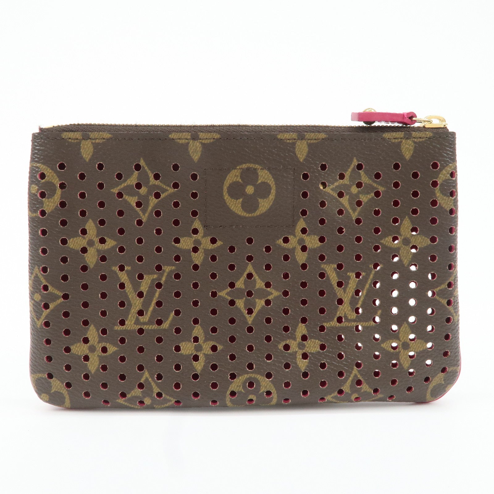 Louis Vuitton Monogram Perforated Pochette Plat Pouch M95219