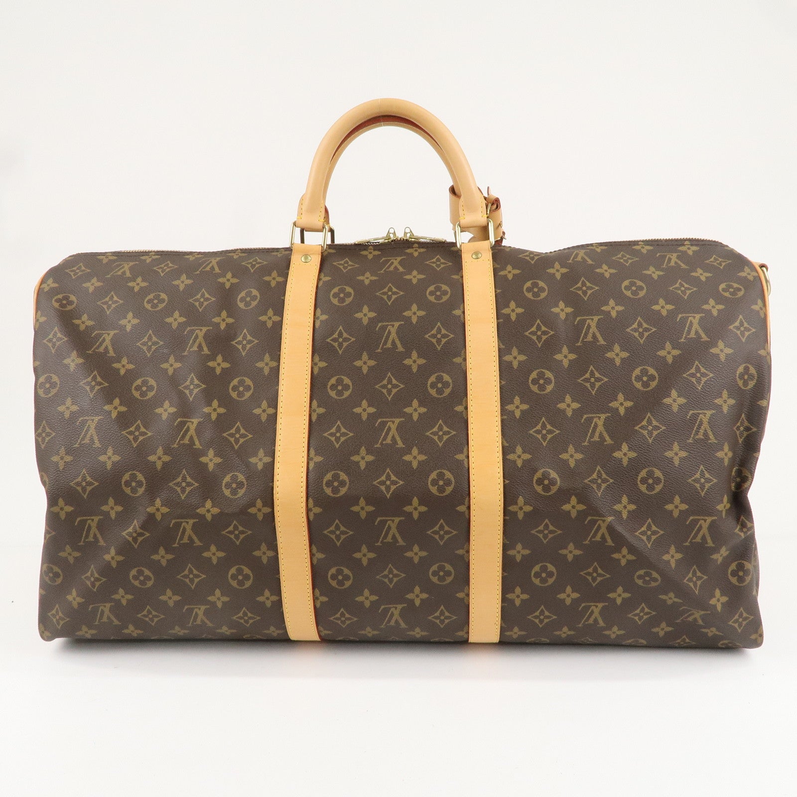 Louis Vuitton Monogram Keep All Bandouliere 60 Boston Bag M41412