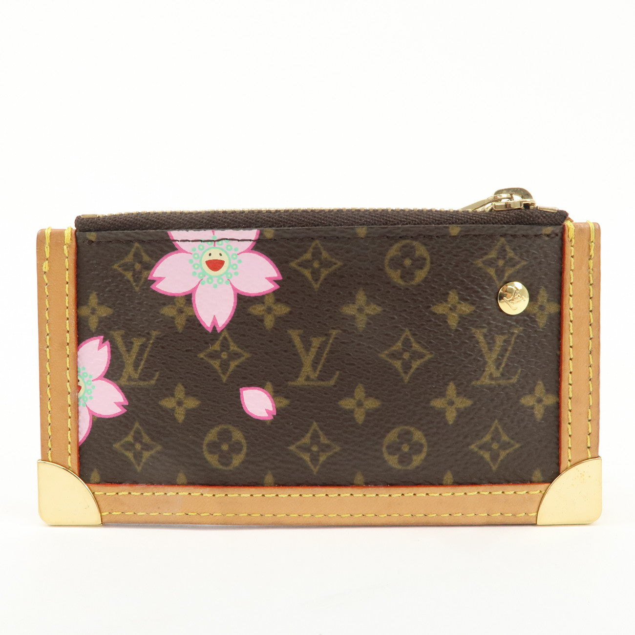 Louis Vuitton Cherry Blossom Pochette Cles Coin Case M92015 Used