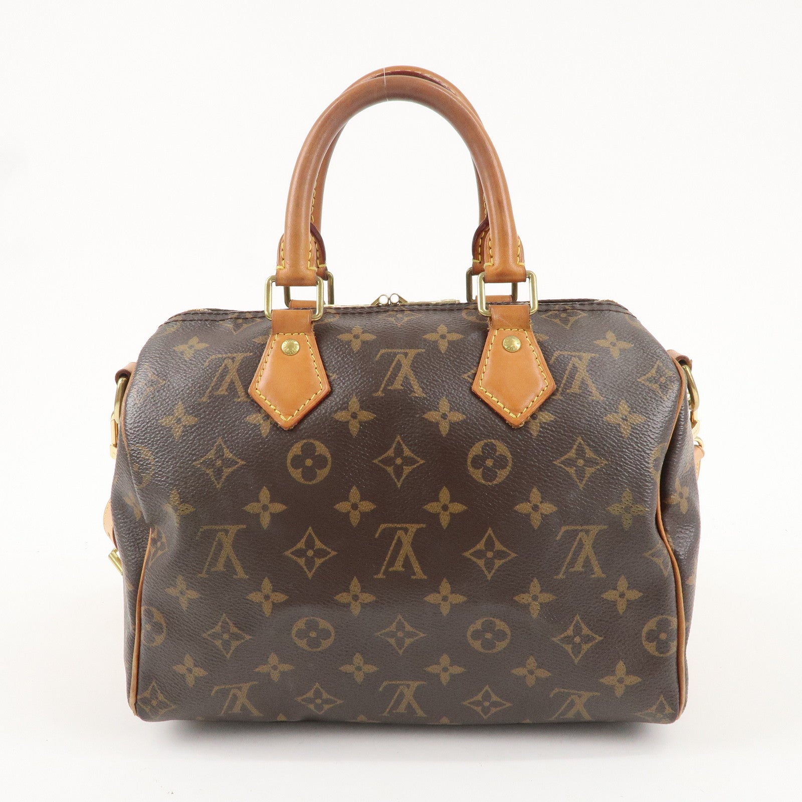 Louis Vuitton Monogram Speedy Bandouliere 25 Brown M41113