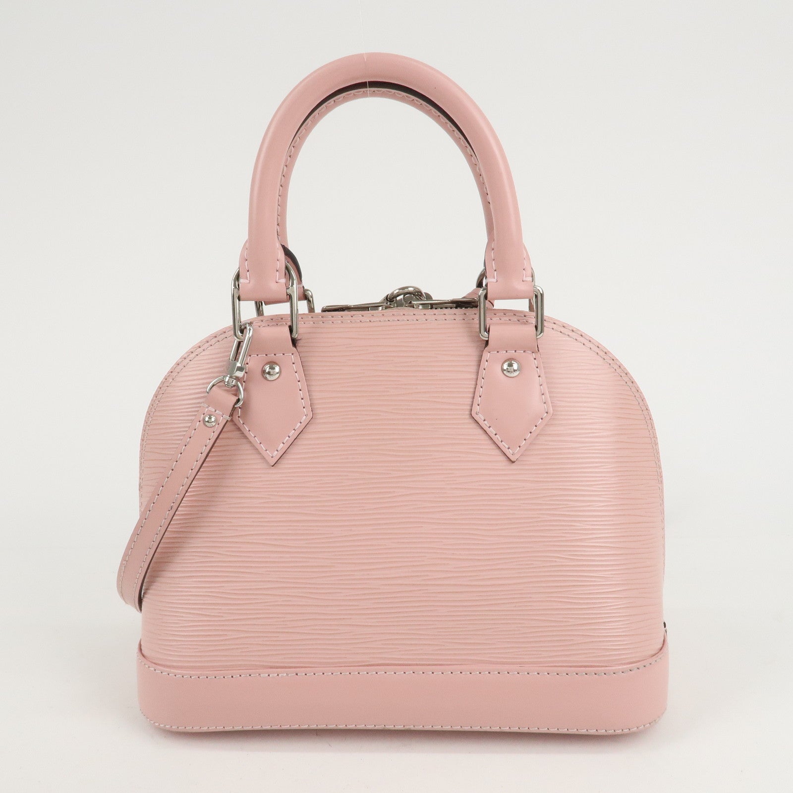 Louis Vuitton Epi Alma BB 2Way Hand Bag Rose Ballerine M41327 Used