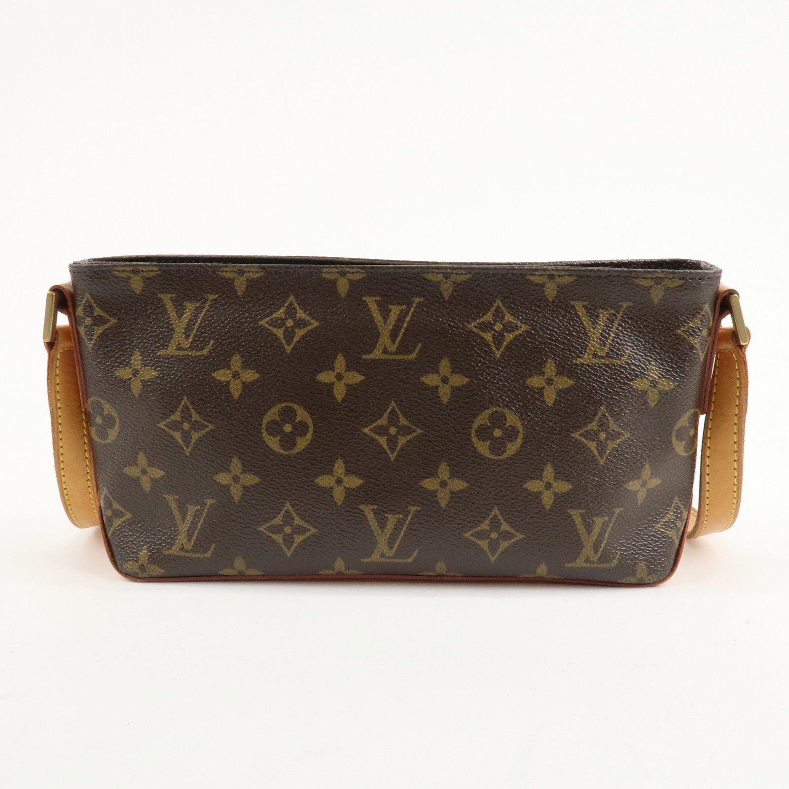 Louis Vuitton Monogram Trotteur Shoulder Bag Brown M51240 Used