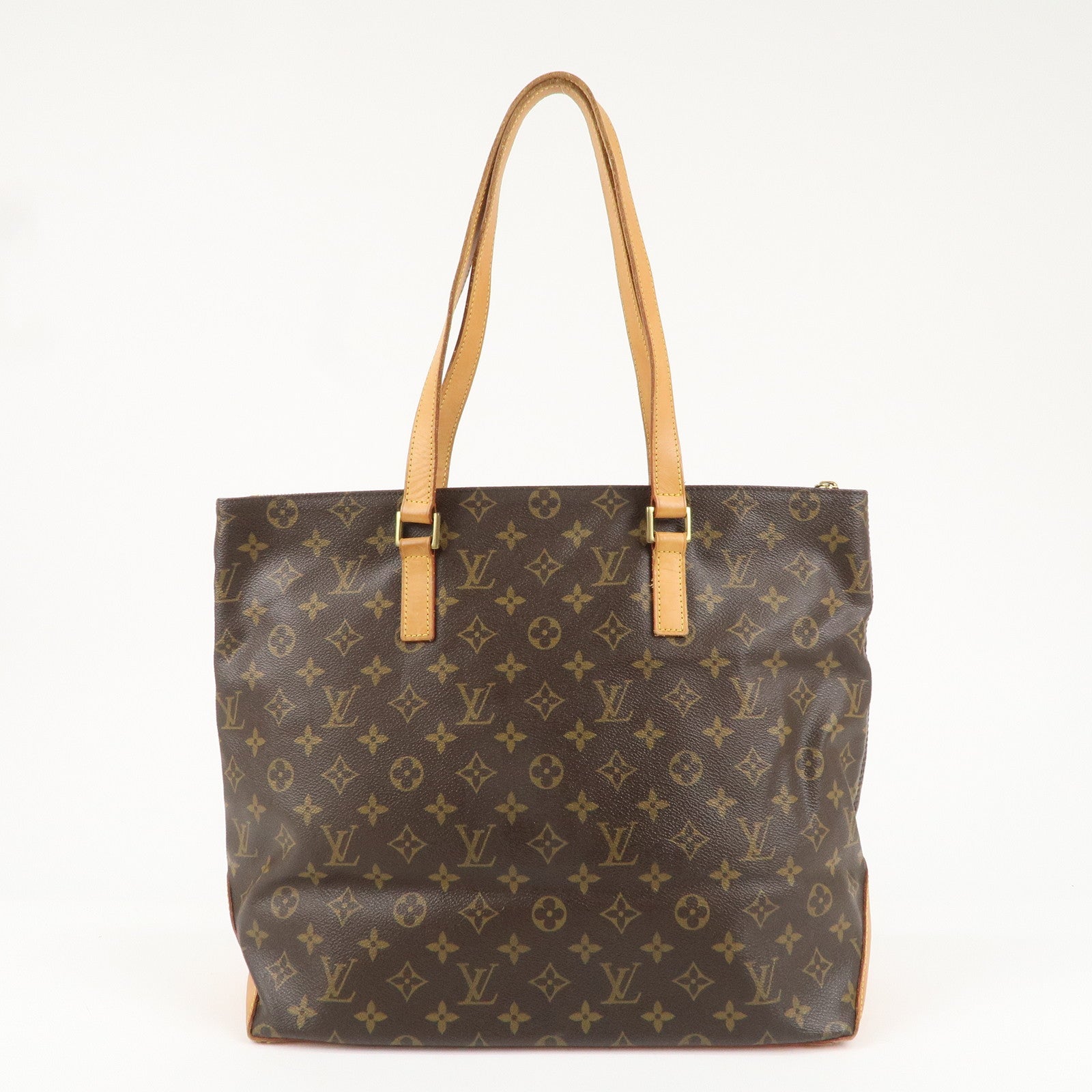 Louis Vuitton Monogram Cabas Mezzo Tote Bag Brown M51151