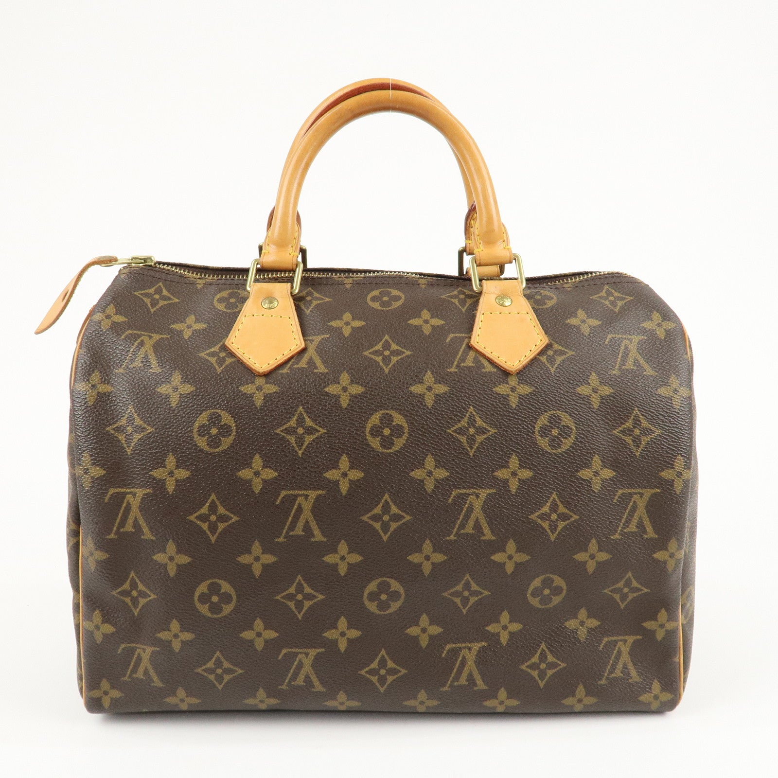 Louis Vuitton Monogram Speedy 30 Hand Bag Boston Bag M41526 Used