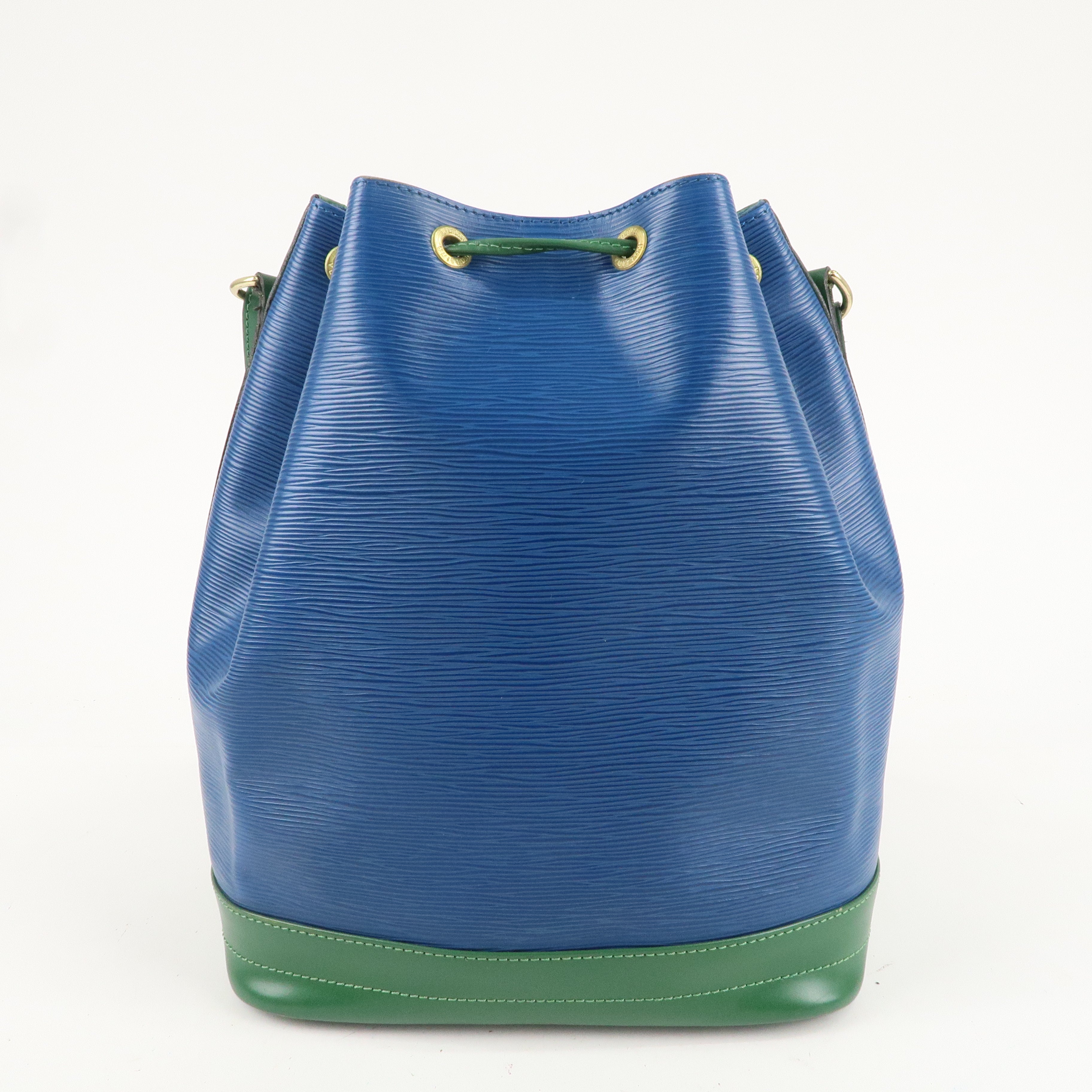 Louis Vuitton Epi Bi-Color Noe Shoulder Bag Blue Green M44044