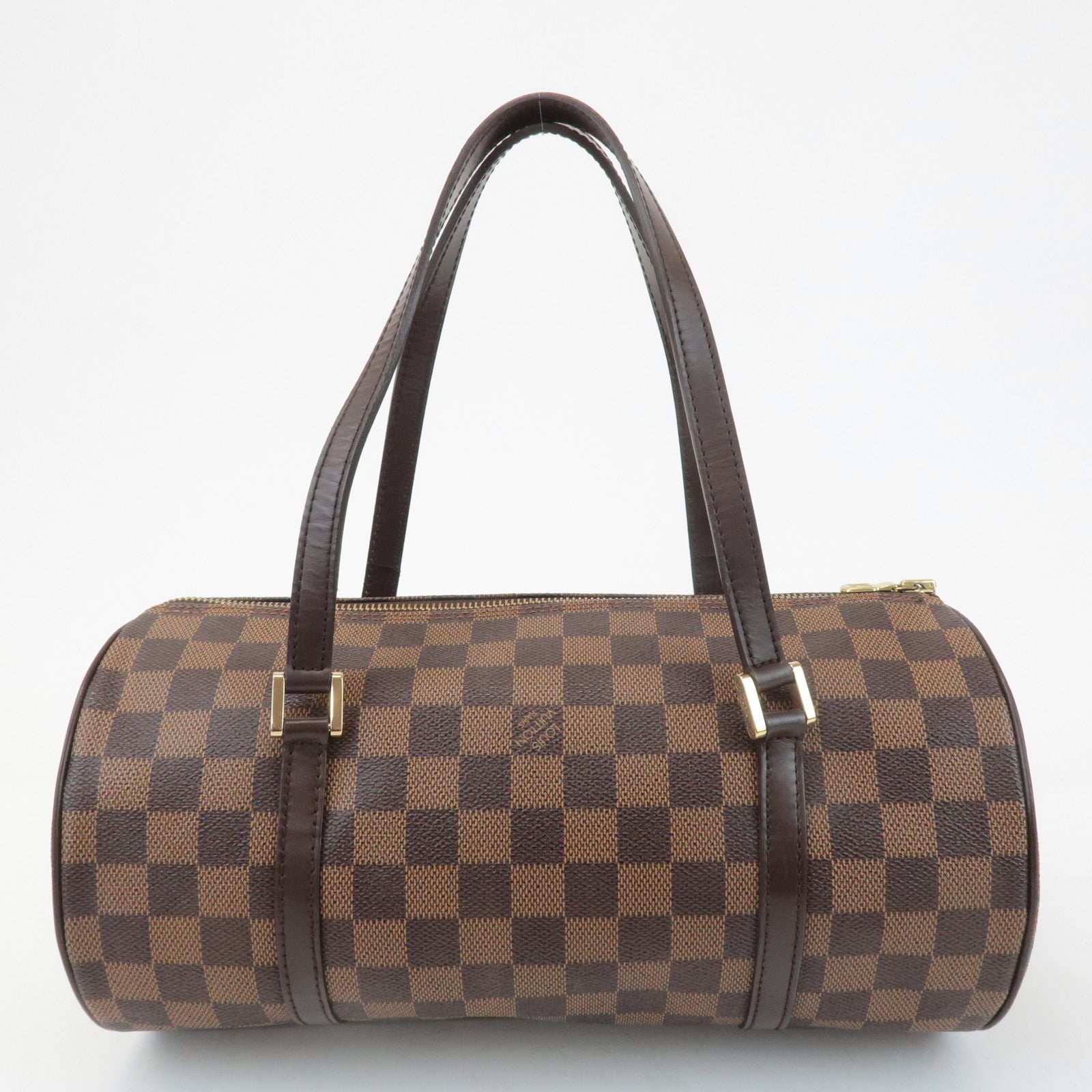 Louis Vuitton Damier Ebene Papillon 30 Hand Bag Brown N51303