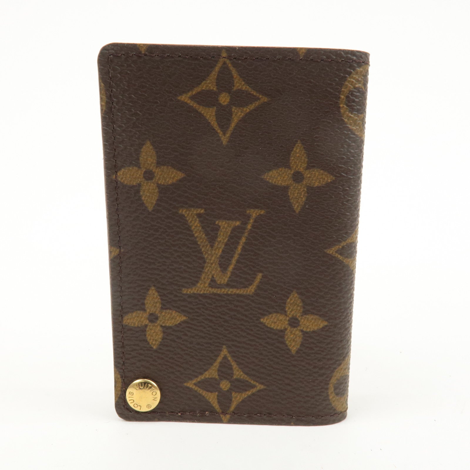 Louis Vuitton Monogram Porte Cartes Credit Pression Brown M60937