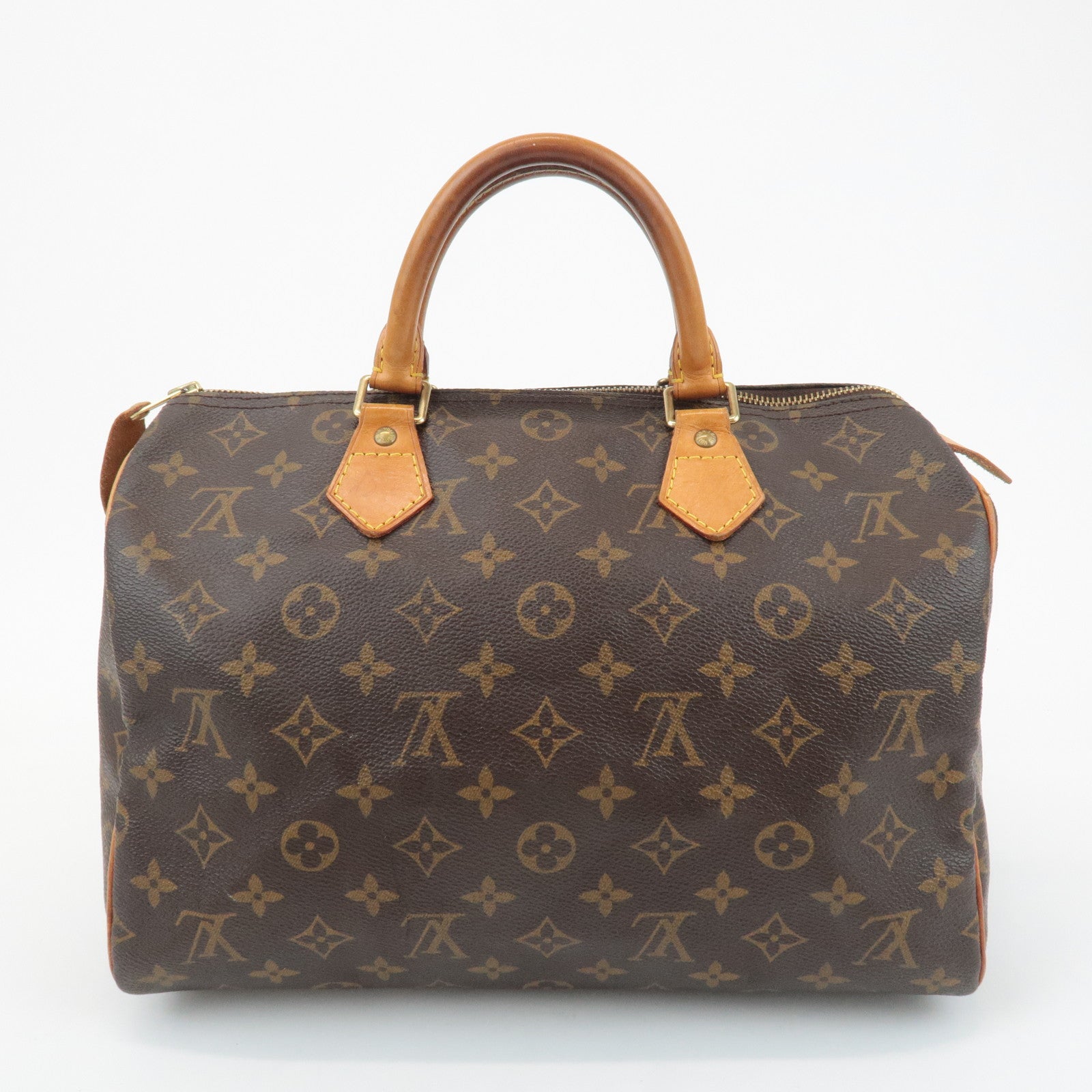 Louis Vuitton Monogram Speedy 30 Hand Bag Boston Bag M41526 Used