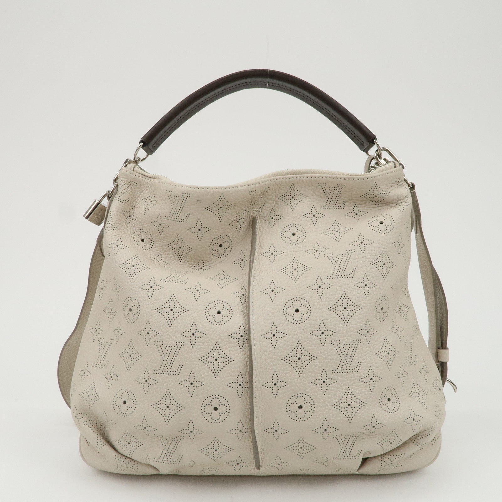 Louis Vuitton Monogram Mahina Selene PM Shoulder Bag Blanc M94275 Used