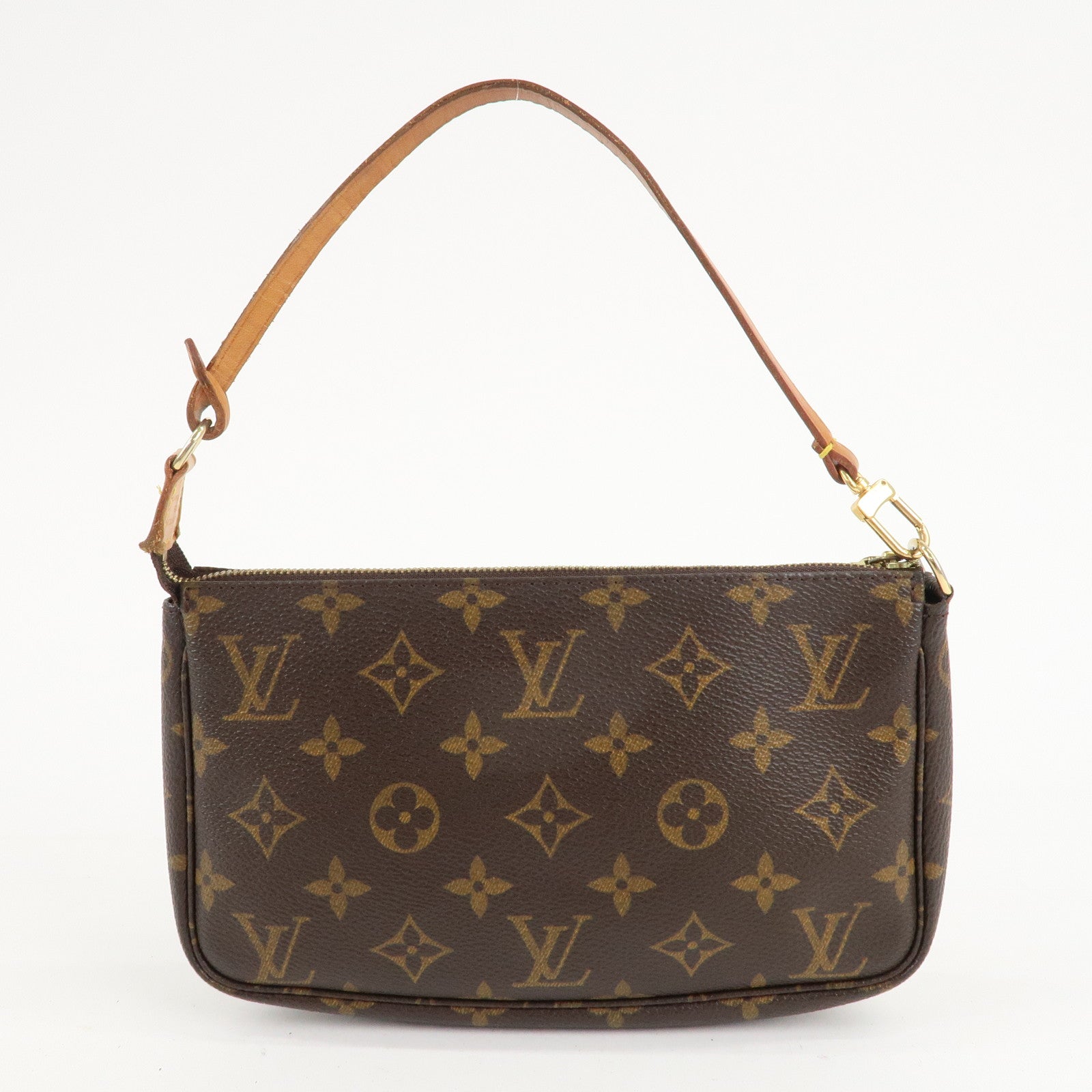 Louis Vuitton Monogram Pochette Accesoire Pouch Brown M51980 Used