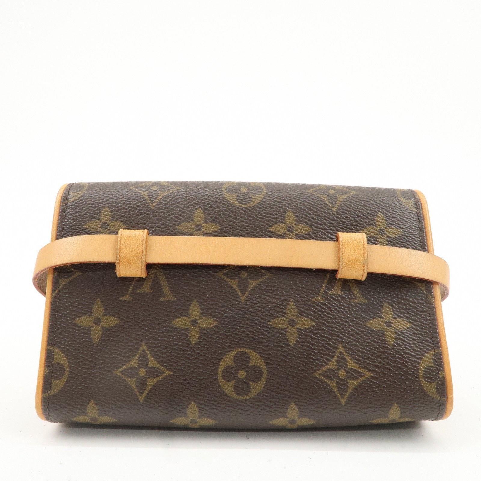 Louis Vuitton Monogram Pochette Florentine Waist Bag Belt S M51855 Used