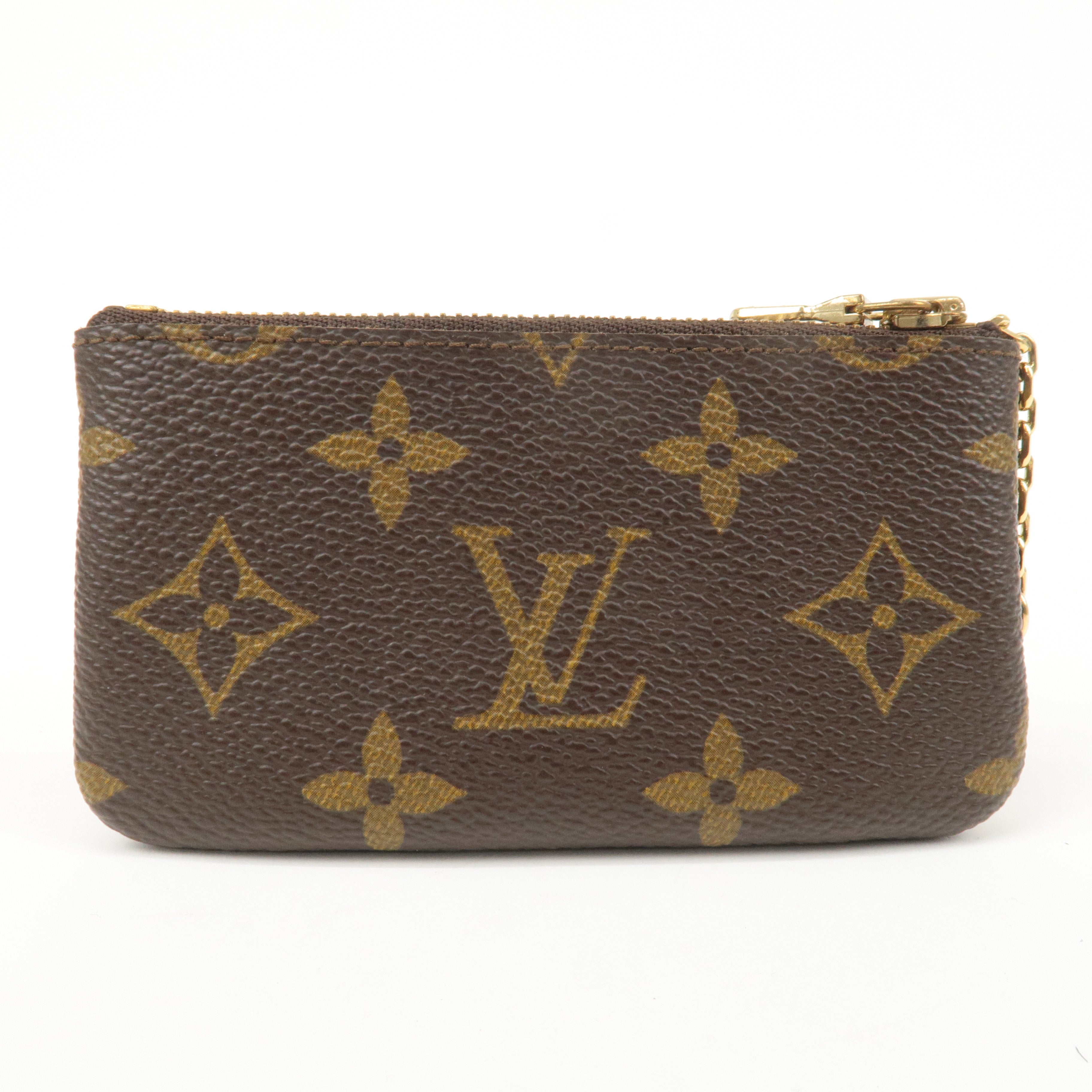 Louis Vuitton Monogram Pochette Cles Coin Case Brown M62650