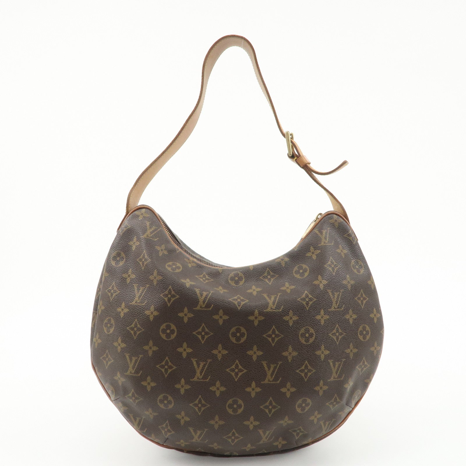 Louis Vuitton Monogram Croissant GM Shoulder Bag Brown M51511 Used