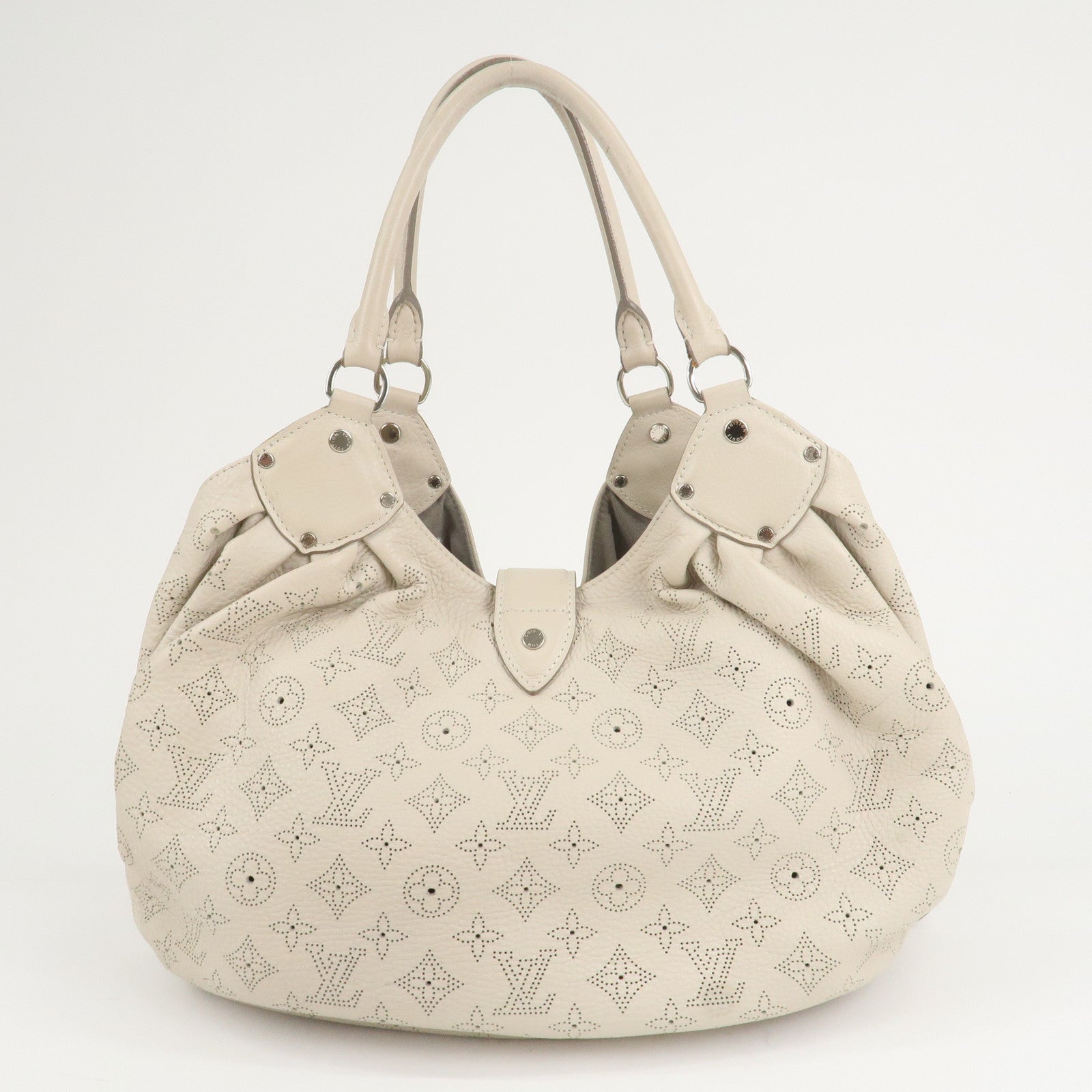 Louis Vuitton Monogram Mahina XL Shoulder Bag Blanc M93059