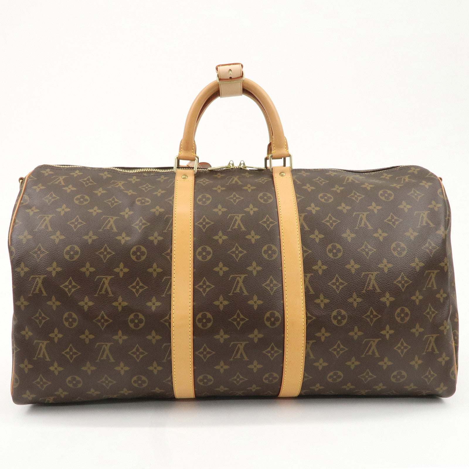 Louis Vuitton Monogram Keep All Bandouliere 55 Boston Bag M41414