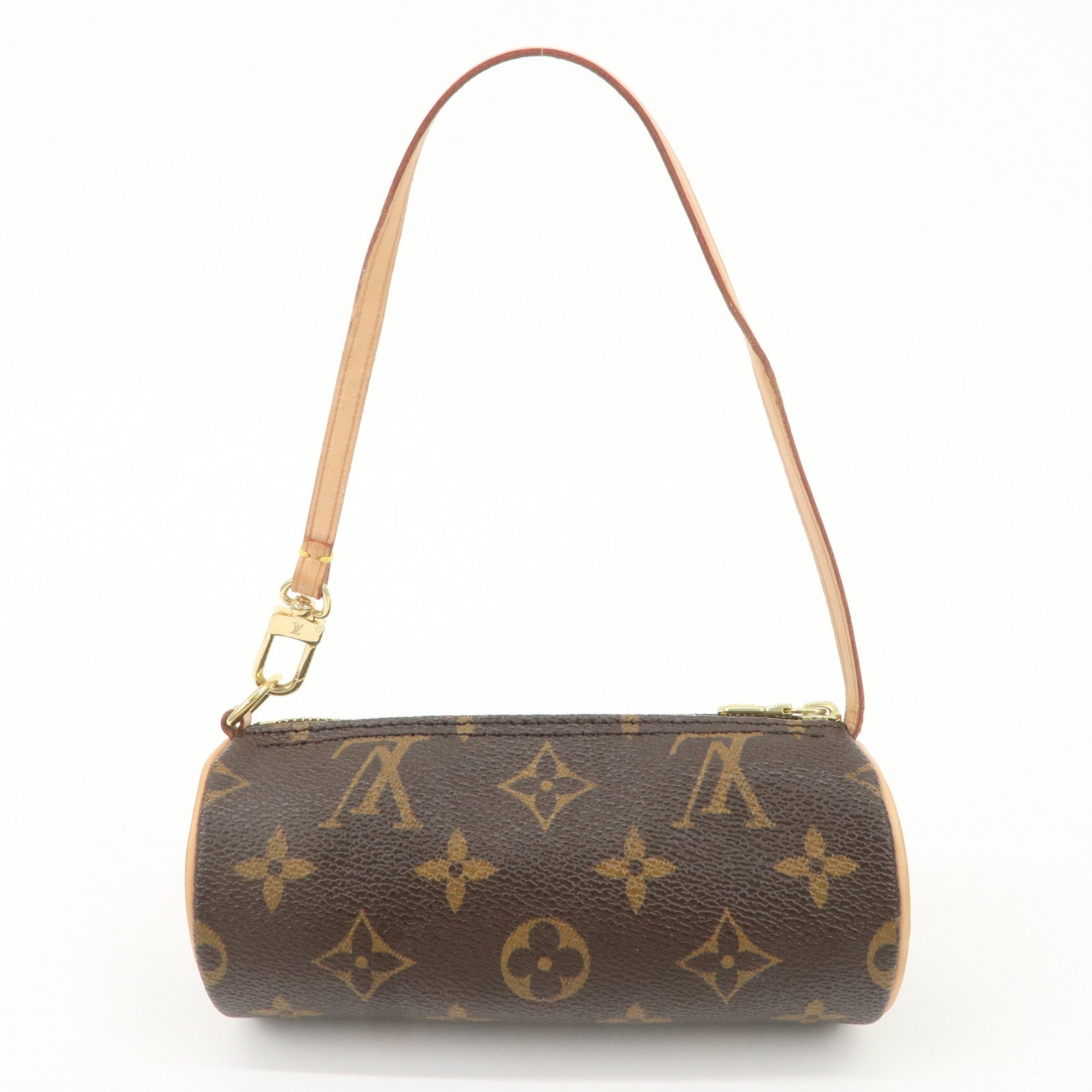 Louis Vuitton Monogram Papillon Pouch For Papillon Bag Brown Used