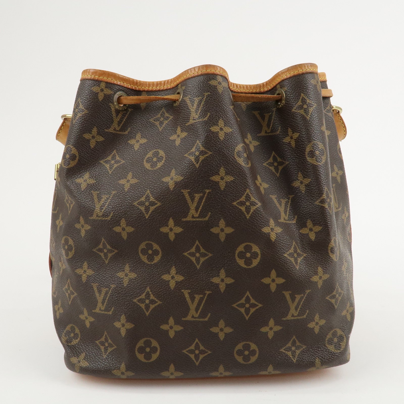 Louis Vuitton Monogram Petit Noe Shoulder Bag Brown M42226 Used