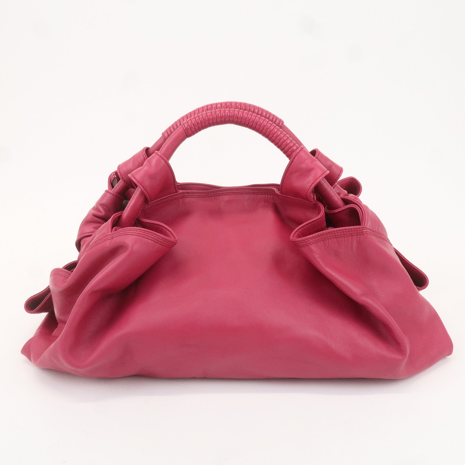 LOEWE Nappa Aire Leather Anagram Hand Bag Shoulder Bag Pink