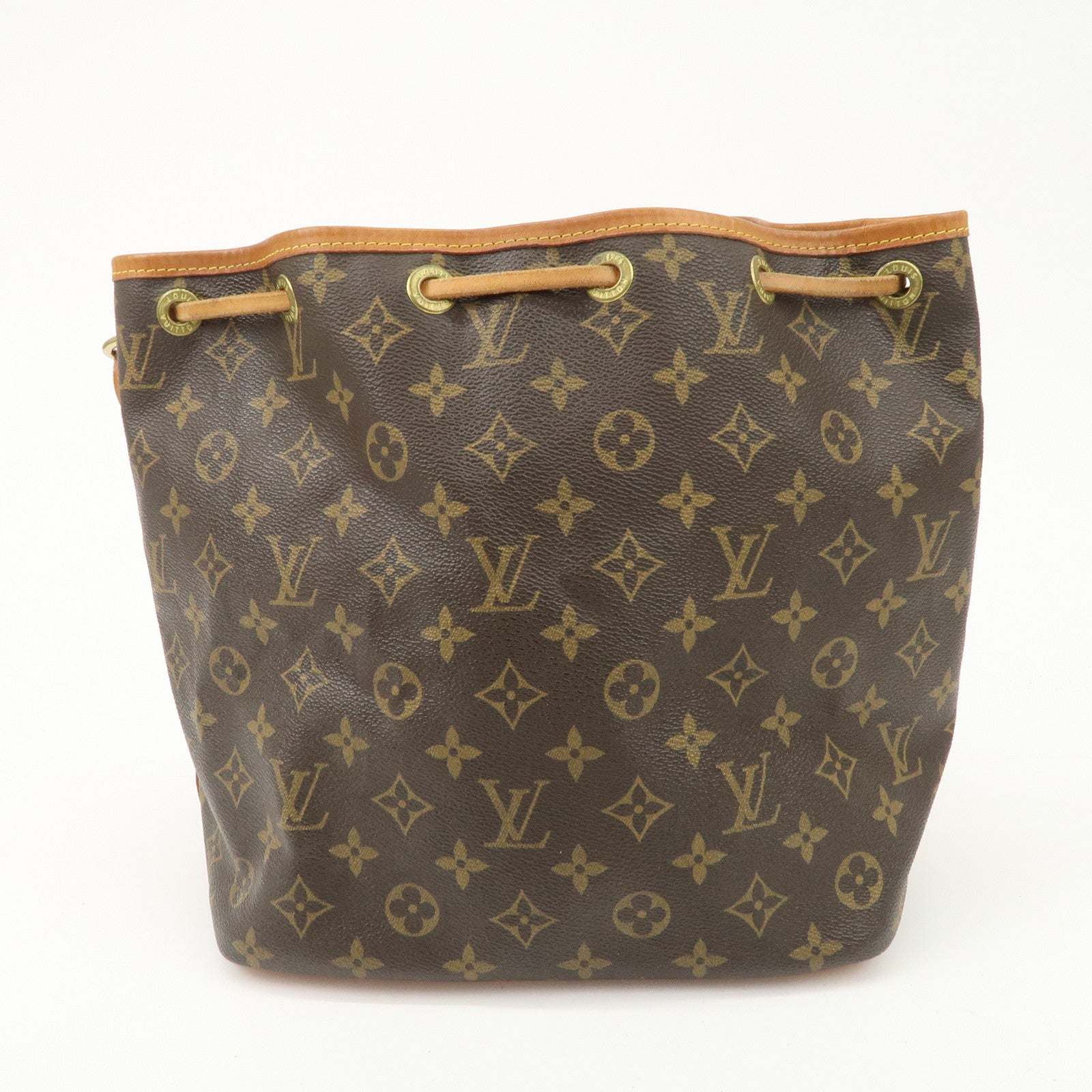 Louis Vuitton Monogram Petit Noe Shoulder Bag Brown M42226 Used