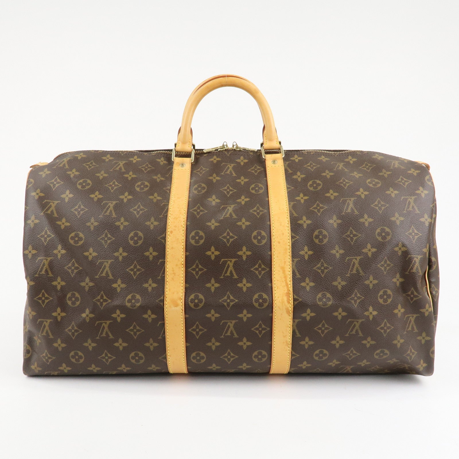 Louis Vuitton Monogram Keep All 55 Boston Bag Travel Bag M41424 Used