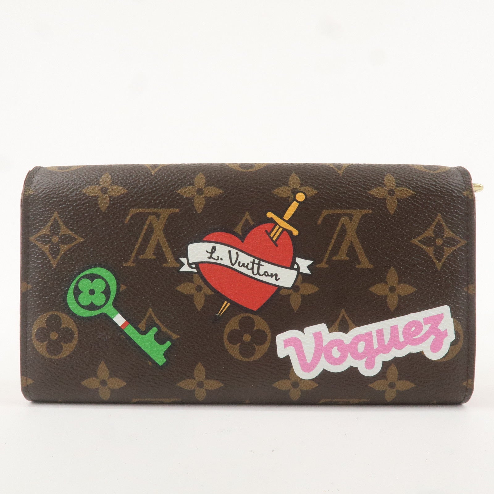 Louis Vuitton Monogram Patchies Portefeuille Sarah M63318