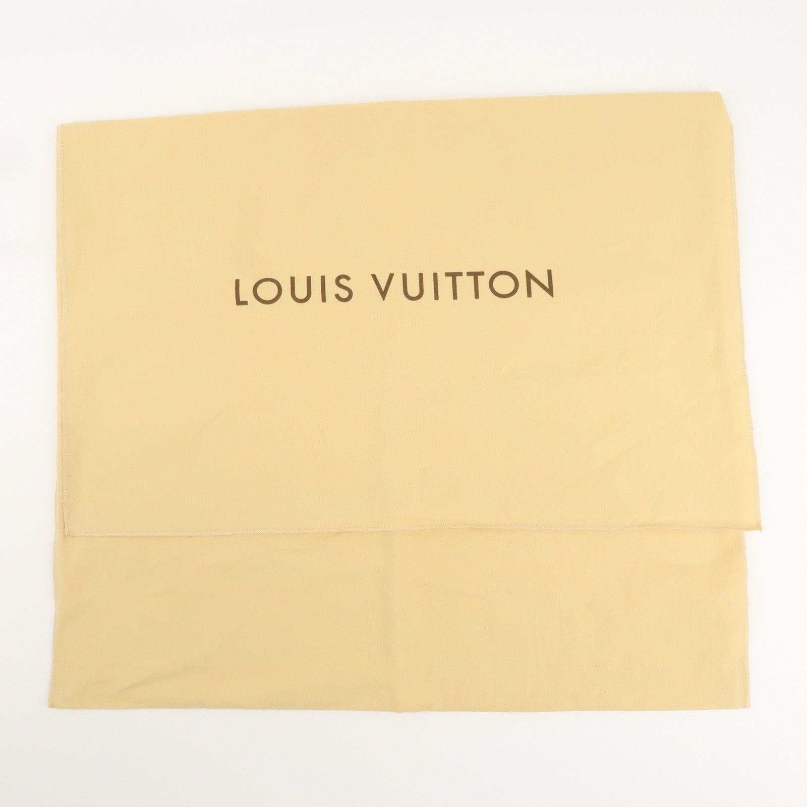 Louis Vuitton Set of 12 Dust Bag Storage Bag Flap Beige