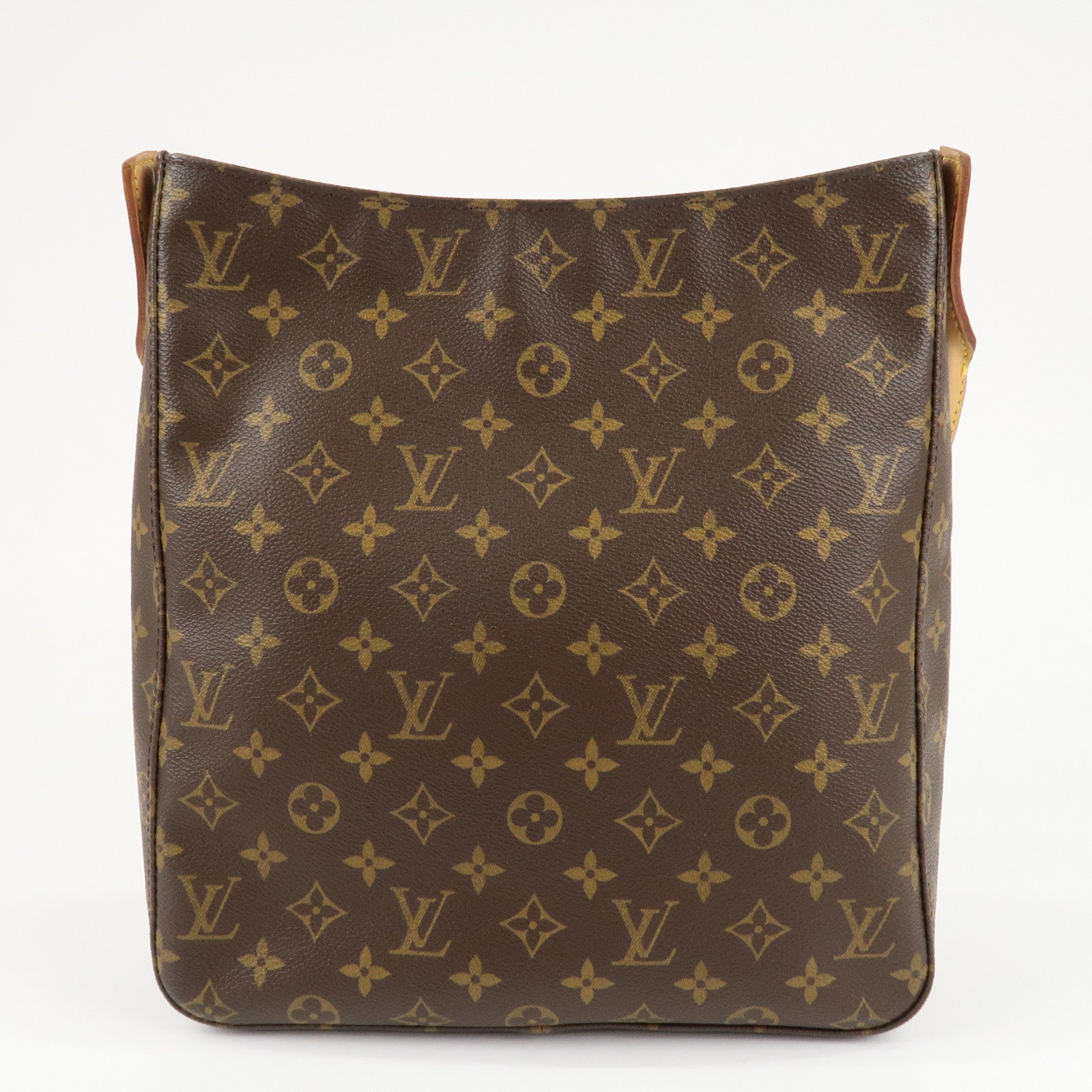 Louis Vuitton Monogram Looping GM Shoulder Bag Brown M51145 Used