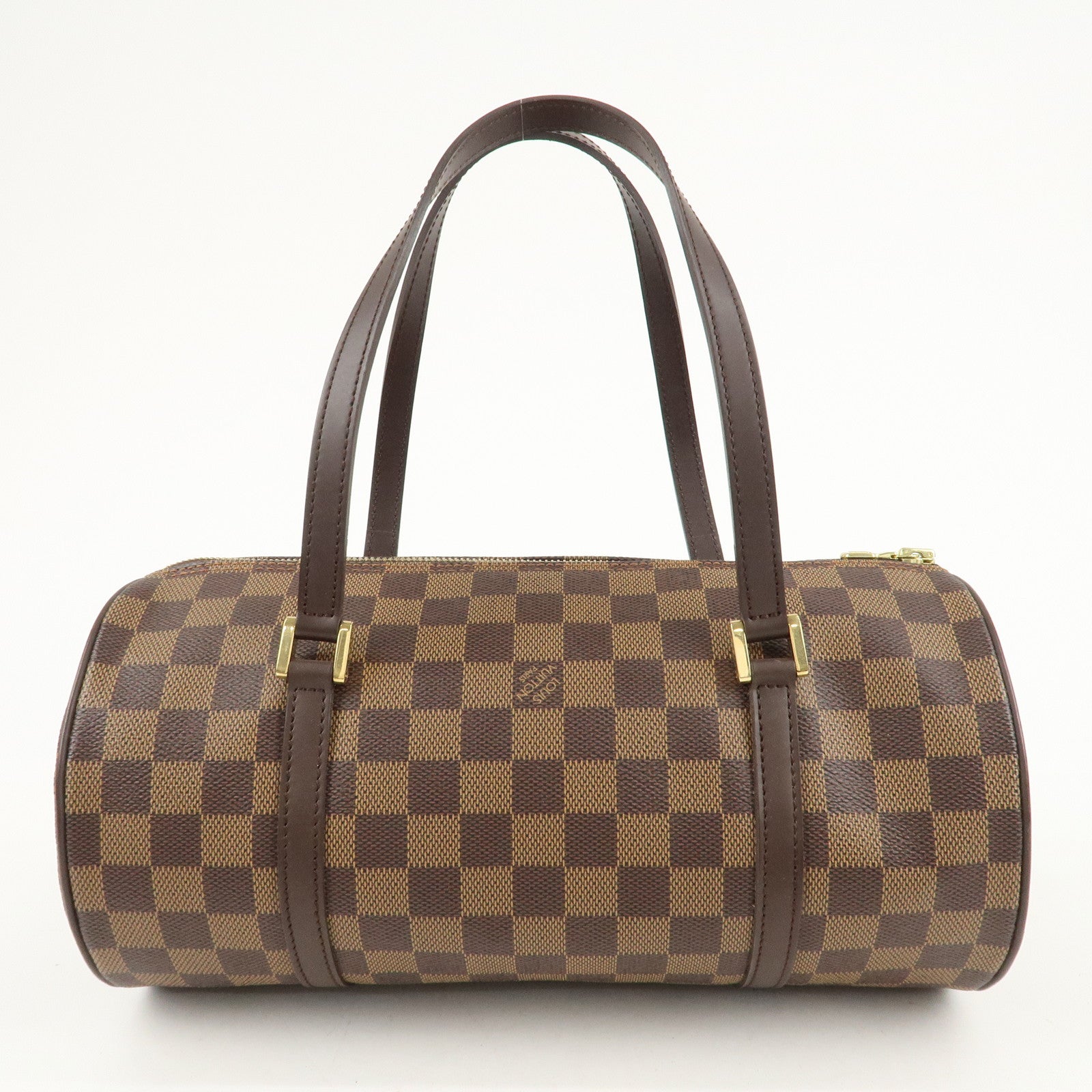 Louis Vuitton Damier Ebene Papillon 30 Hand Bag Brown N51303 Used