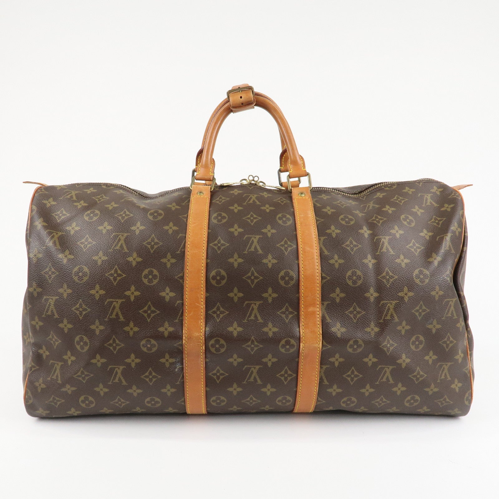 Louis Vuitton Monogram Keep All 55 Boston Bag Travel Bag M41424 Used