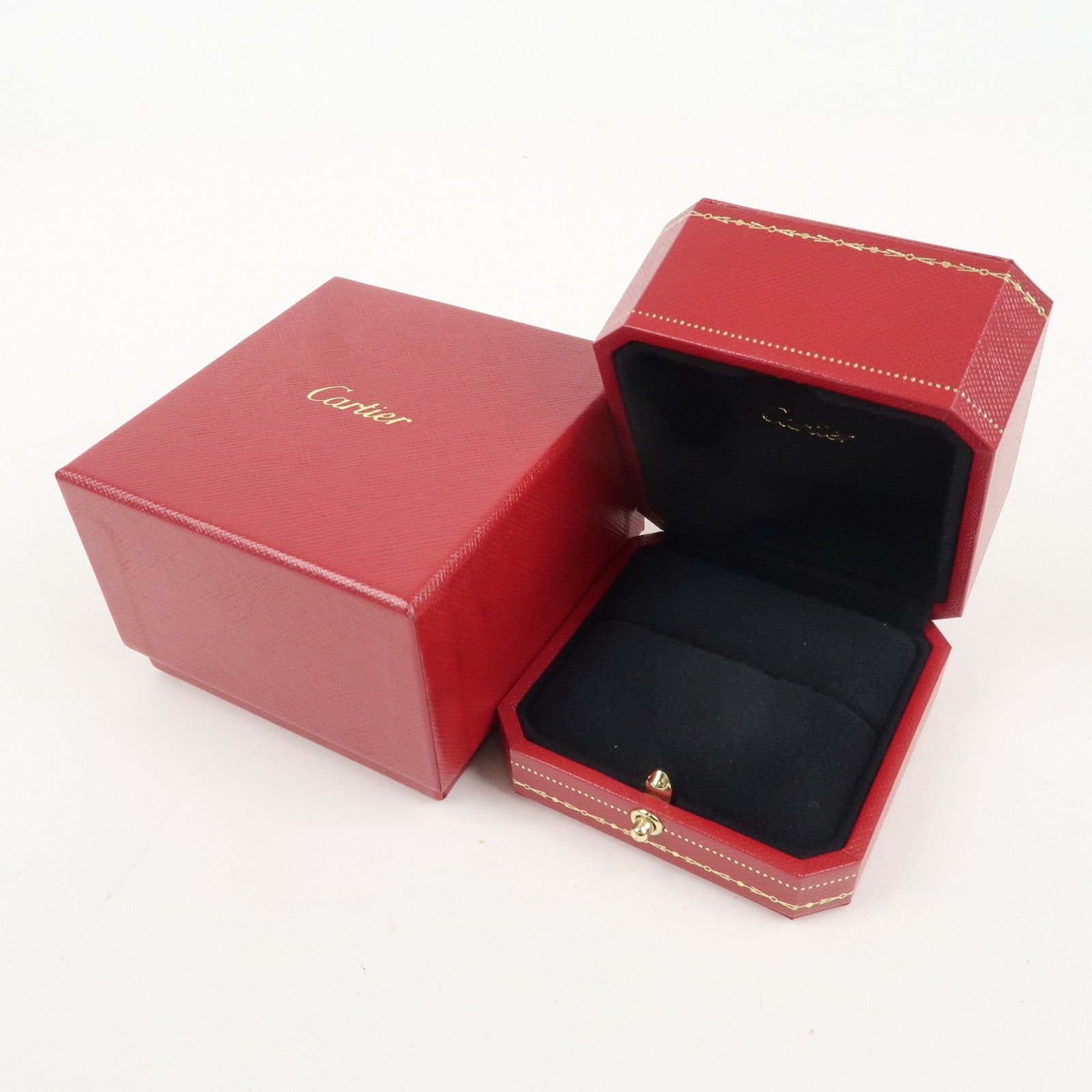 Cartier Set of 2 Ring Box Display Box Jewelry Box For Ring