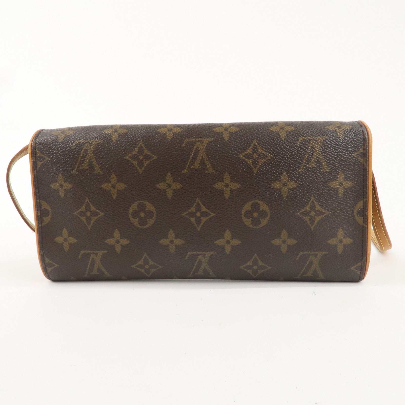 Louis Vuitton Monogram Pochette Twin GM 2Way Bag Brown M51852